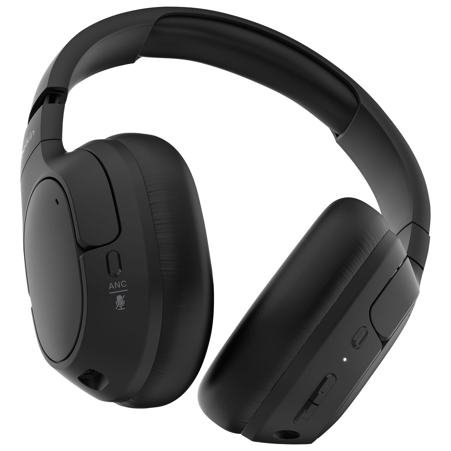 Casque d'écoute 100 % sans fil à suppression du bruit SoundForm Isolate de Belkin - Noir