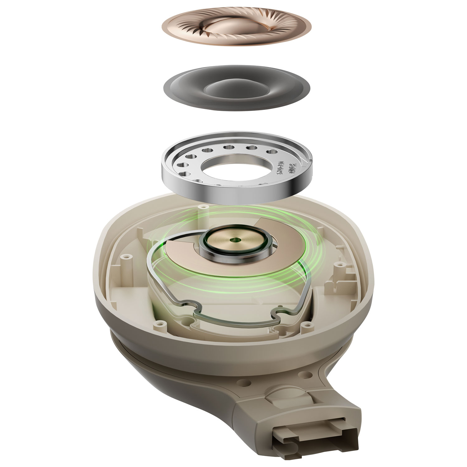 Belkin SoundForm Surround Over-Ear Sound Isolating True Wireless Headphones - Sand