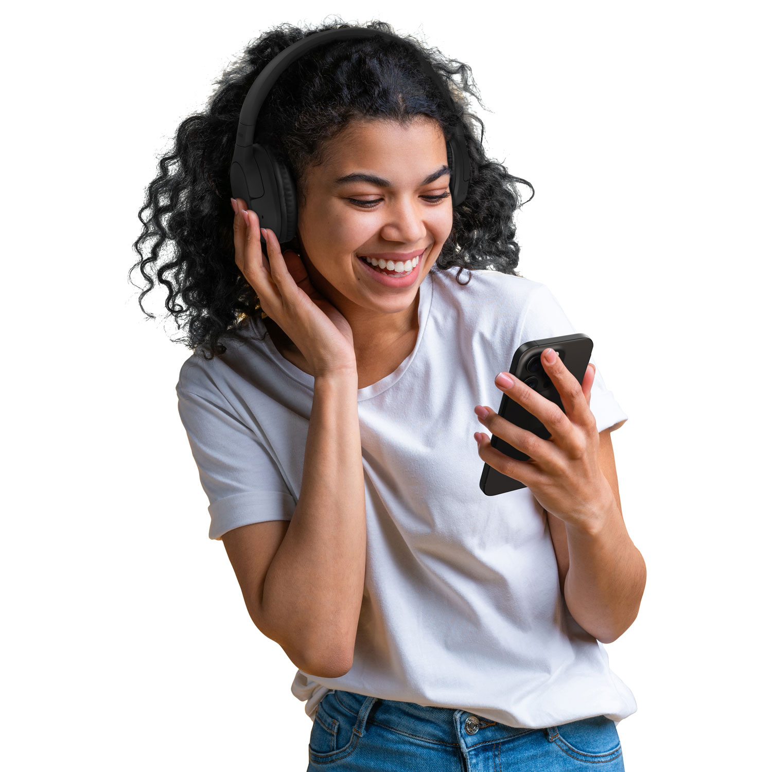 Casque d'écoute 100 % sans fil à isolation sonore SoundForm Surround de Belkin - Noir