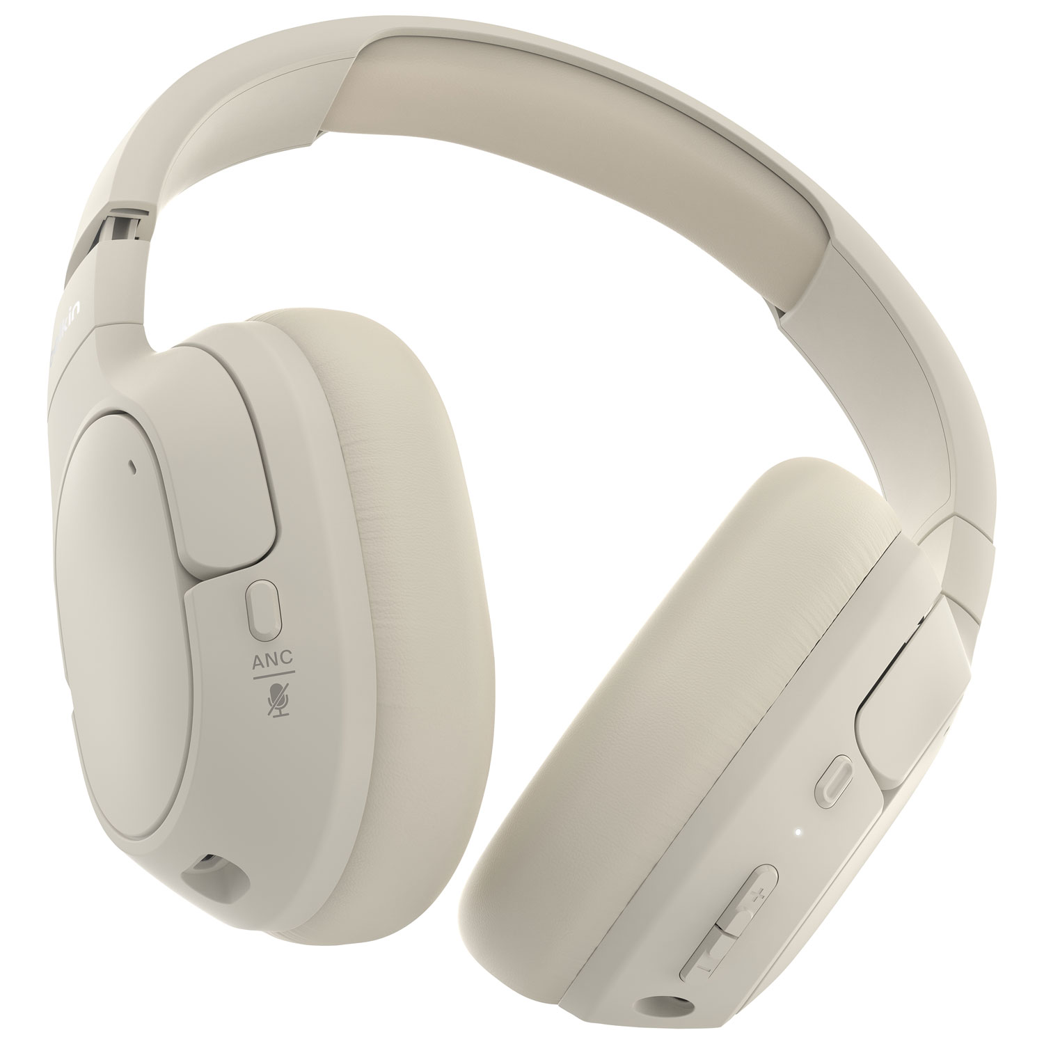 Casque d'écoute 100 % sans fil à suppression du bruit SoundForm Isolate de Belkin - Sable