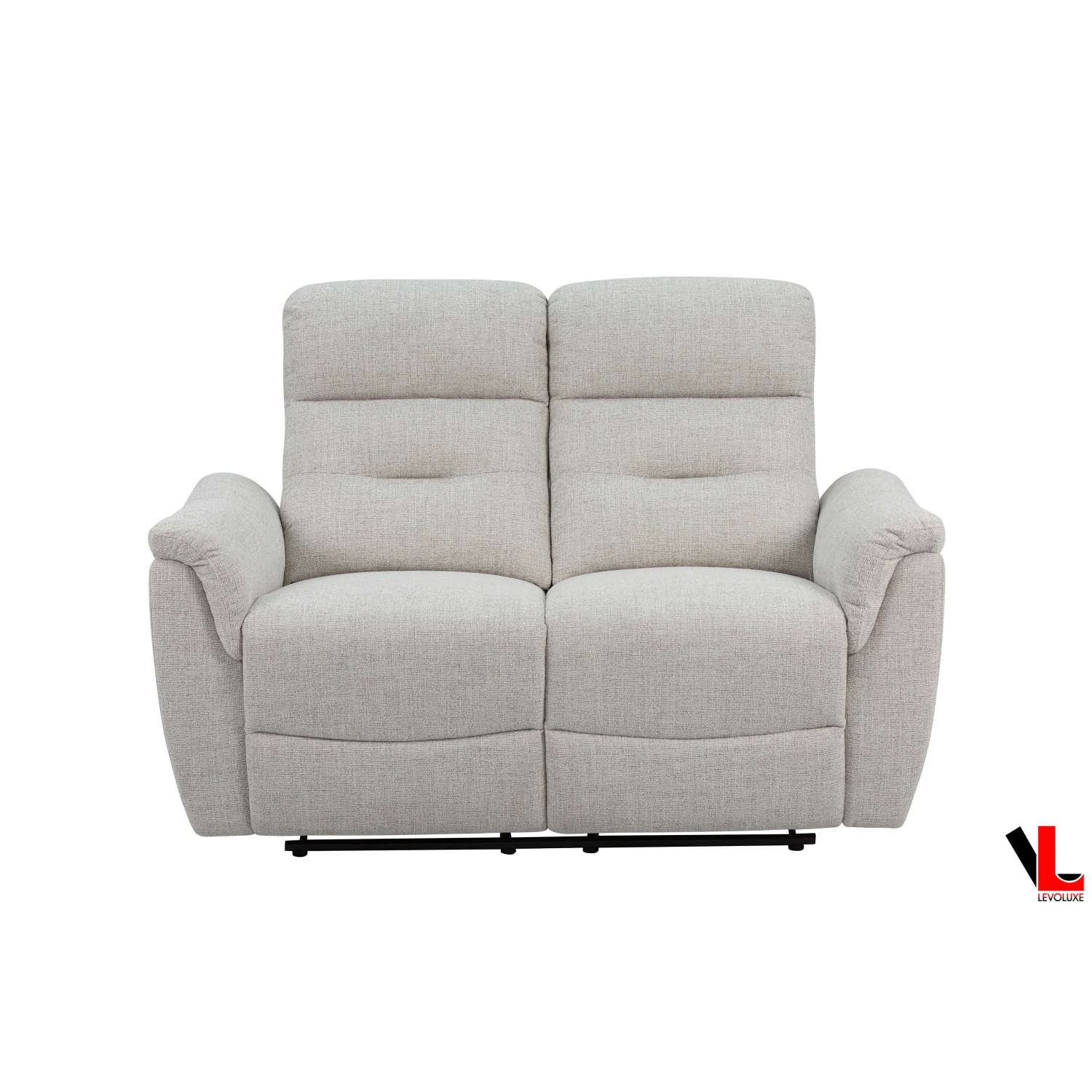 Mobilier inclinable électrique 2 pièces en tissu tissé avec divan et causeuse Levoluxe Cain