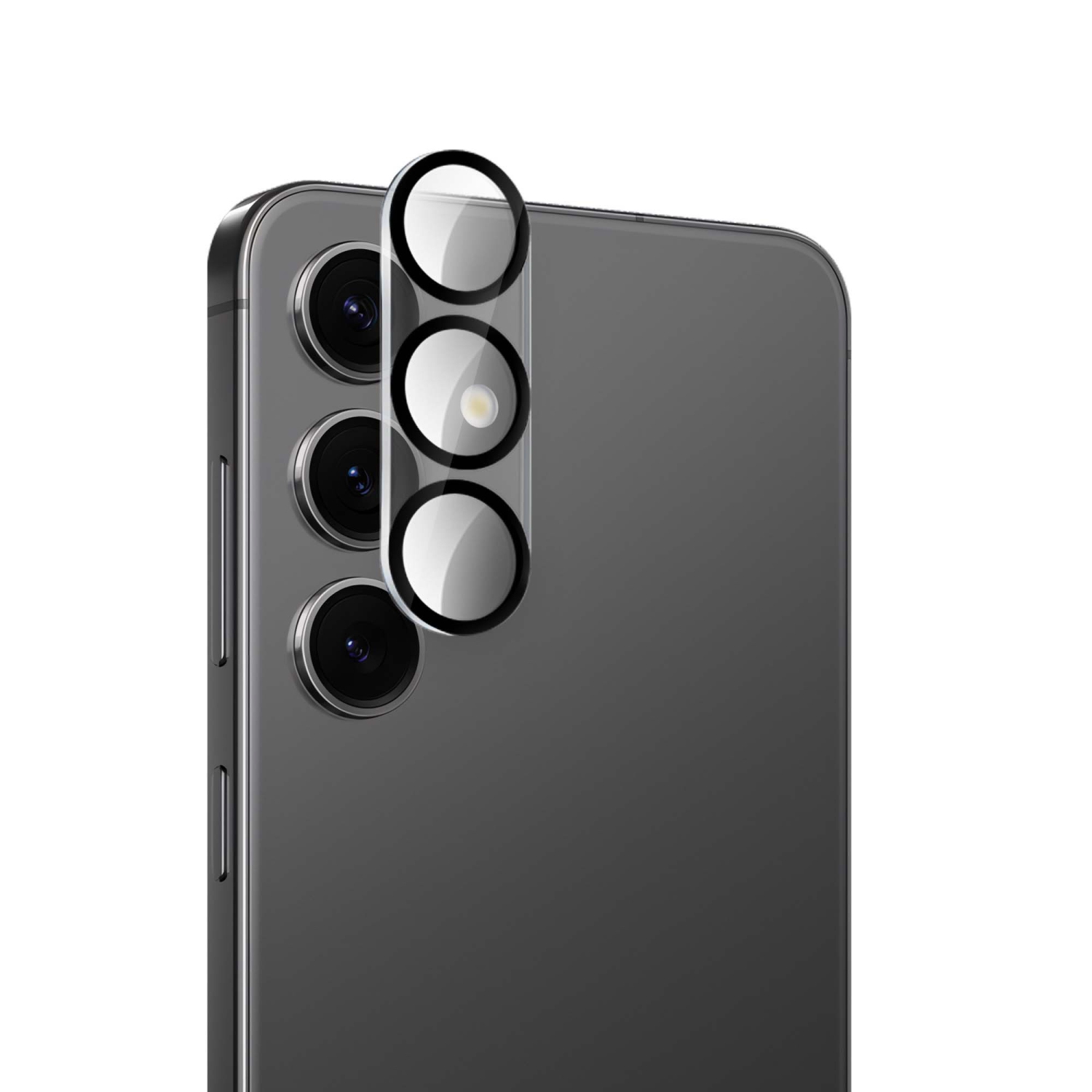 Protecteur d'objectif de HyperGear pour Galaxy S25 - Paquet de 2 - Transparent/Transparent