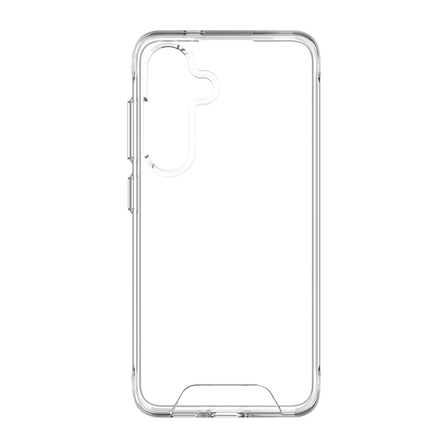 Étui rigide ajusté Clearly Slim DE SPECTRUM pour Galaxy S25+ 5G - Transparent-transparent