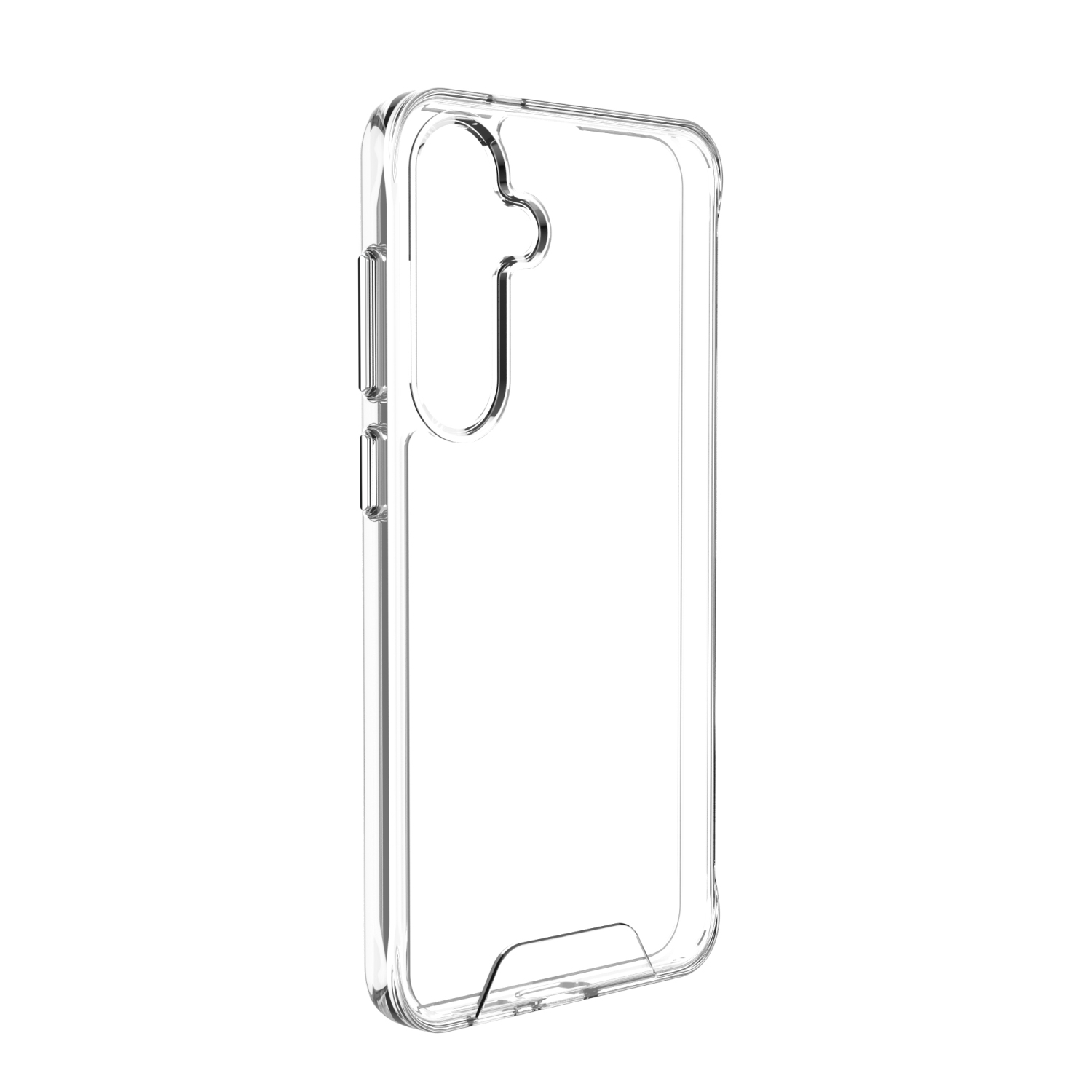 Étui rigide ajusté Clearly Slim DE SPECTRUM pour Galaxy S25+ 5G - Transparent-transparent