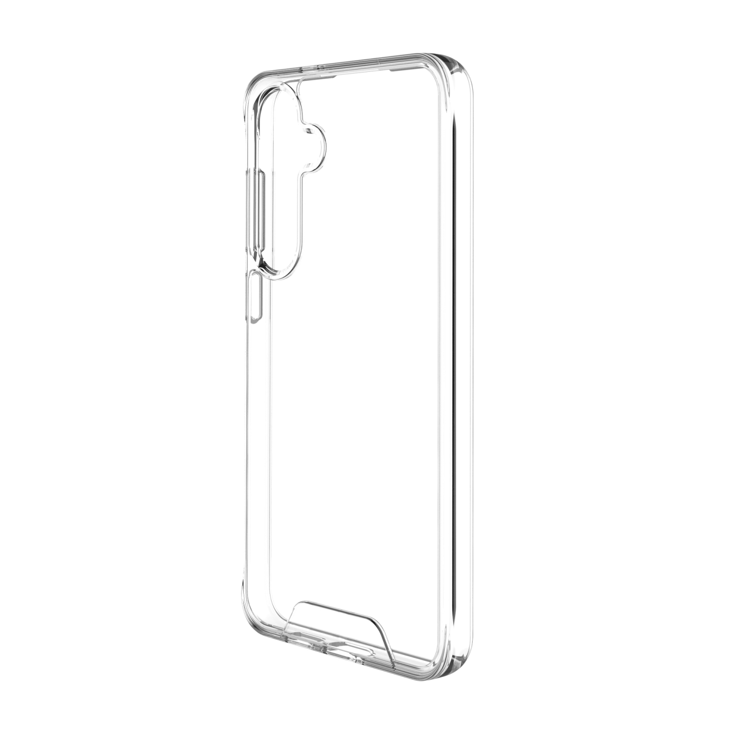 Étui rigide ajusté Clearly Slim DE SPECTRUM pour Galaxy S25+ 5G - Transparent-transparent