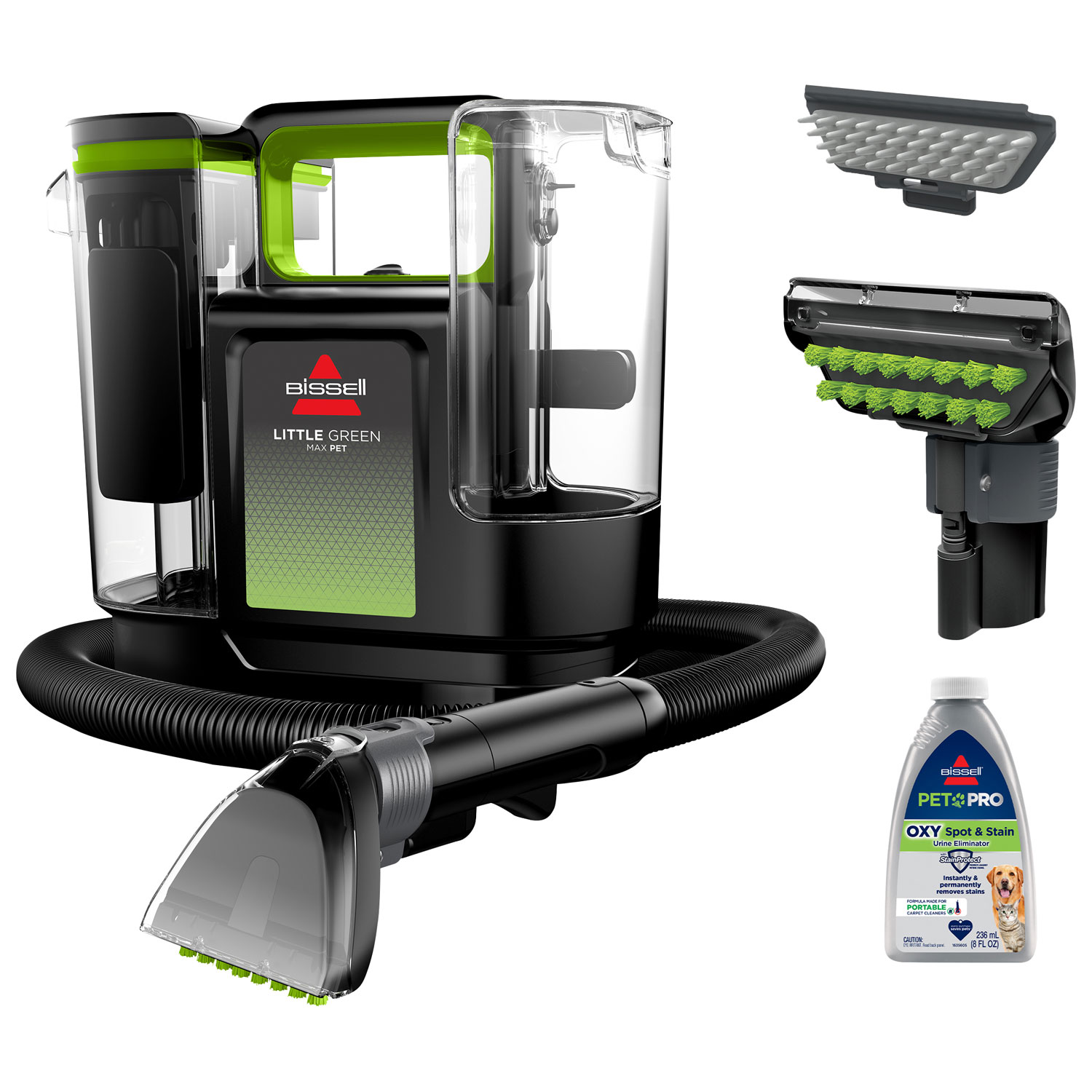 Bissell Little Green Max Pet Portable Carpet & Upholstery Deep Cleaner - Black/Green