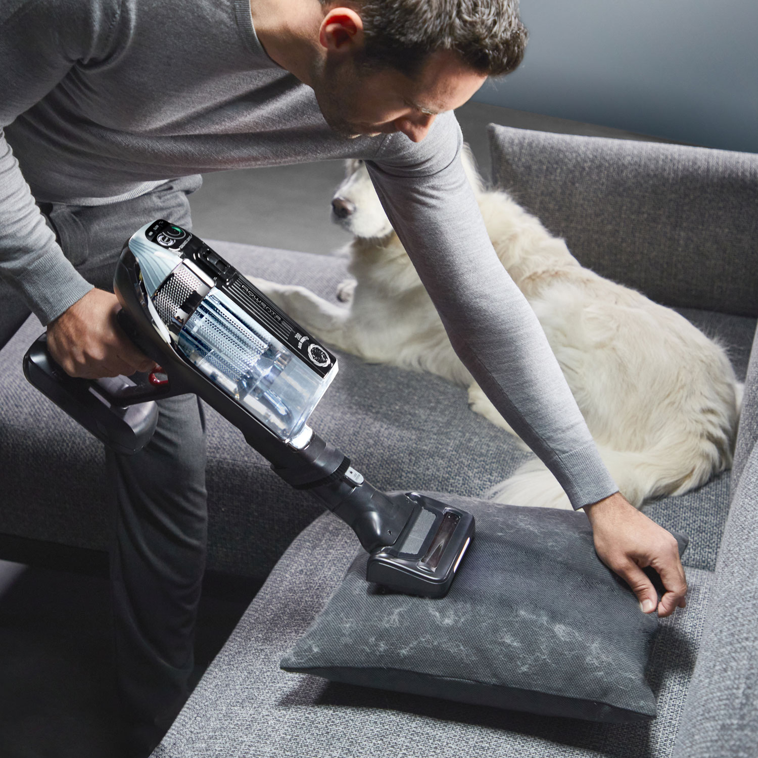 Rowenta X-Force Flex 14.60 Cordless Bagless Stick Vacuum - Blue