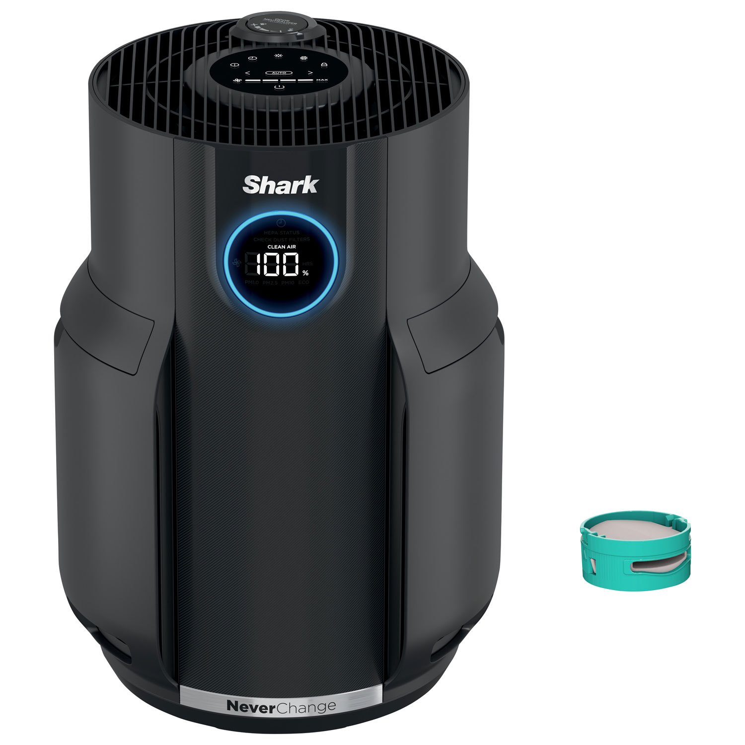 Shark NeverChange Air Purifier with HEPA Filter - Black