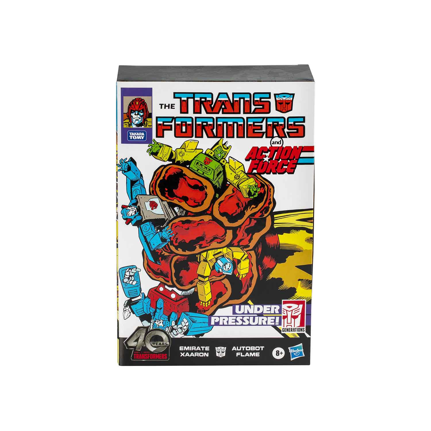 Transformers Generations 5 Inch Action Figure Deluxe Class 2-Pack - Xaaron & Flame