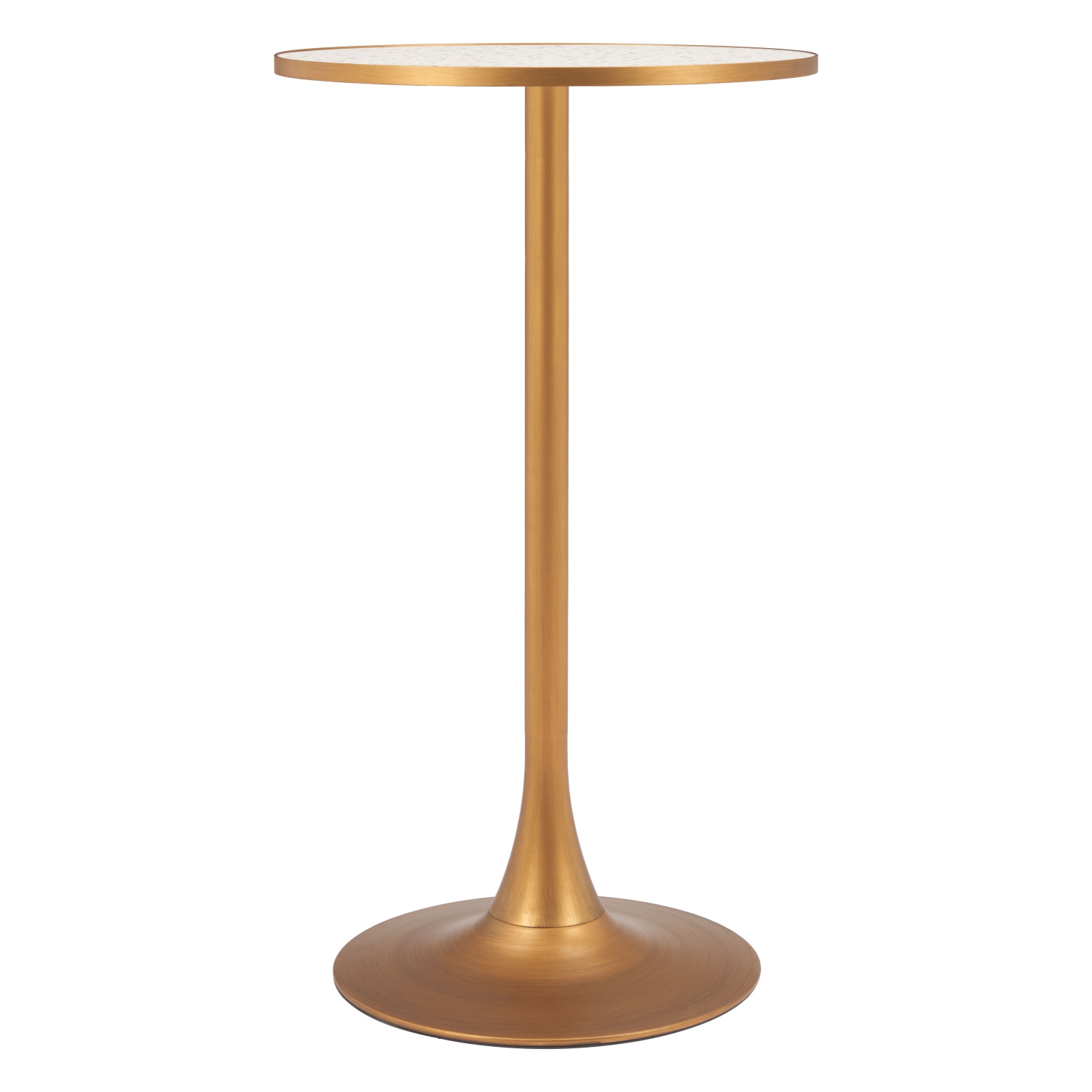 Bite Bar Table Beige & Gold