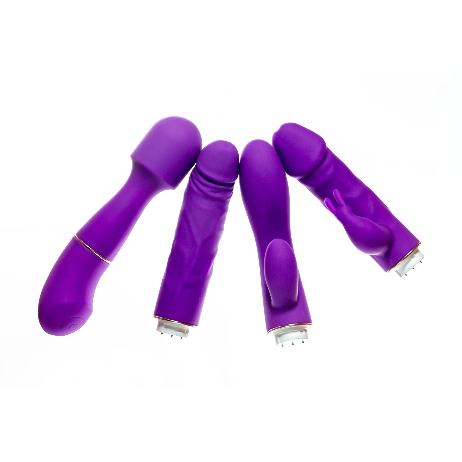 TITONS DE STIMULA – TROUSSE DE MASSAGE VIBROMASSEUR MULTIFONCTIONNEL RECHARGEABLE QUATRE PIÈCES – DELIVERED DANS UN EMBALLAGE CADEAU DISCRET