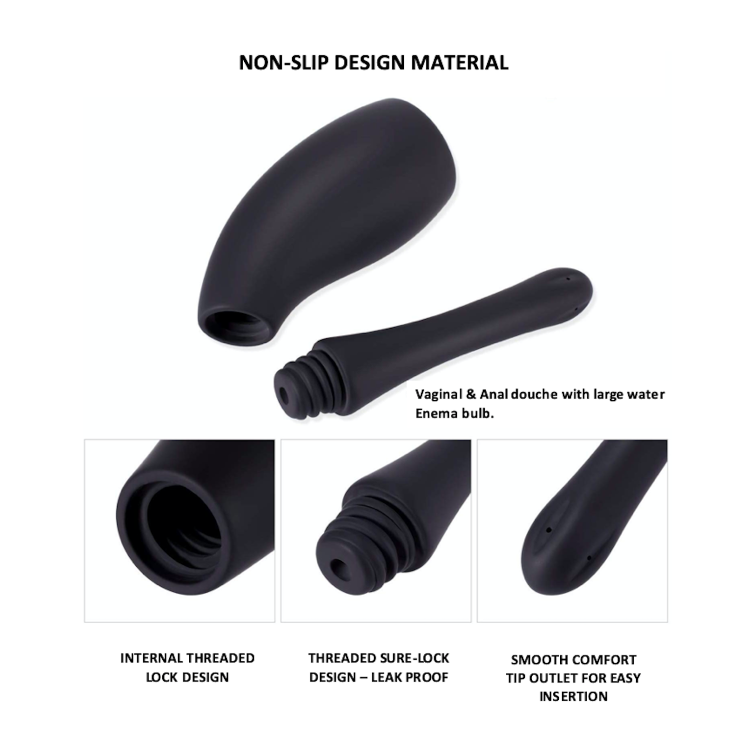 DOUCHE STIMULA - NETTOYAGE DE DOUCHE VAGINALE ET ANALE DE QUALITÉ PROFESSIONNELLE - DELIVERED EN EMBALLAGE CADEAU DISCRET