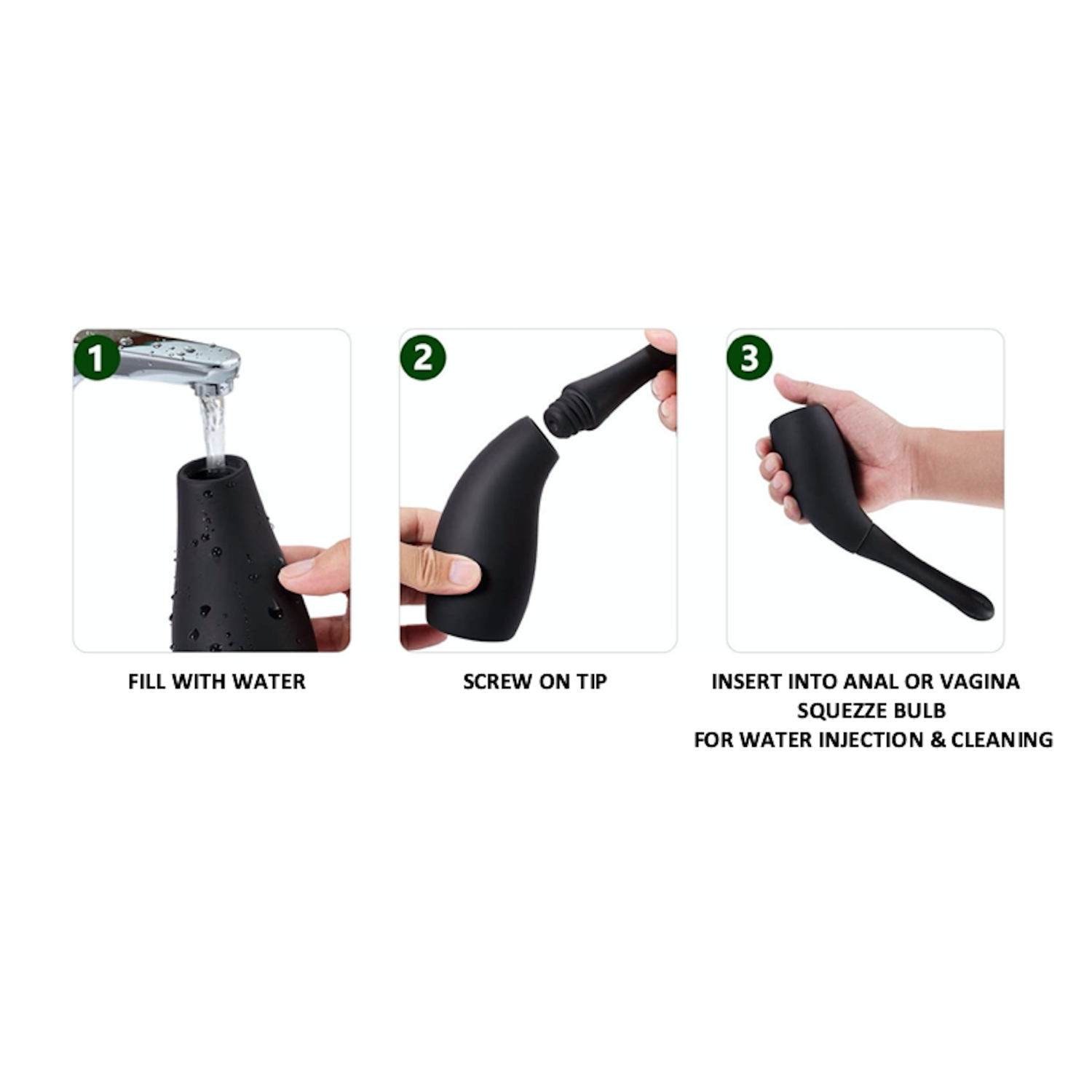 DOUCHE STIMULA - NETTOYAGE DE DOUCHE VAGINALE ET ANALE DE QUALITÉ PROFESSIONNELLE - DELIVERED EN EMBALLAGE CADEAU DISCRET