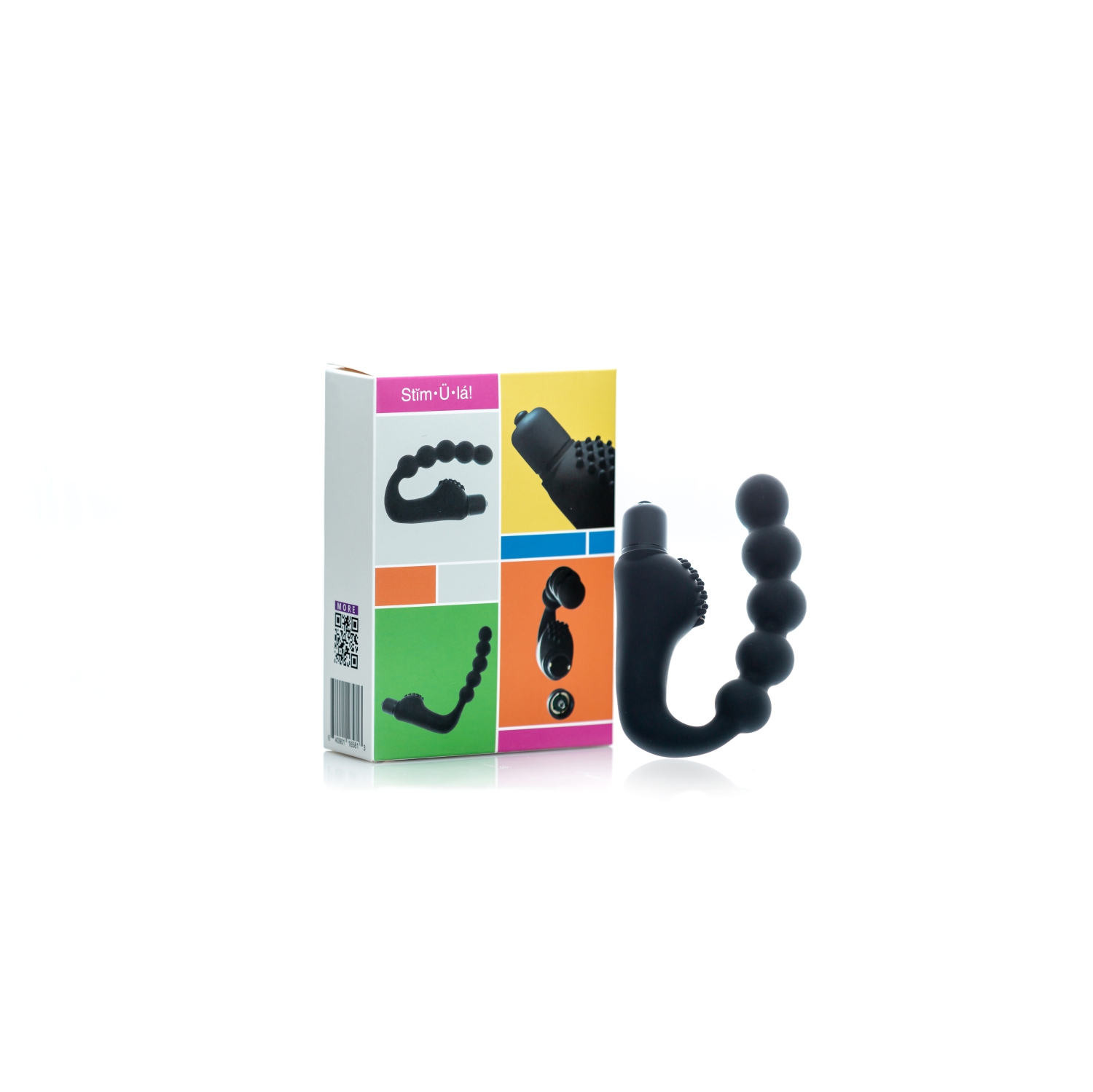 STIMULA KLIMAX – VIBRATEUR UNISEXE À PINCE DOUBLE ACTION CLITORIS & G-SPOT – APPAREIL DE MASSAGE POUR PROSTATE ET TESTICULE – DELIVERED DANS UN