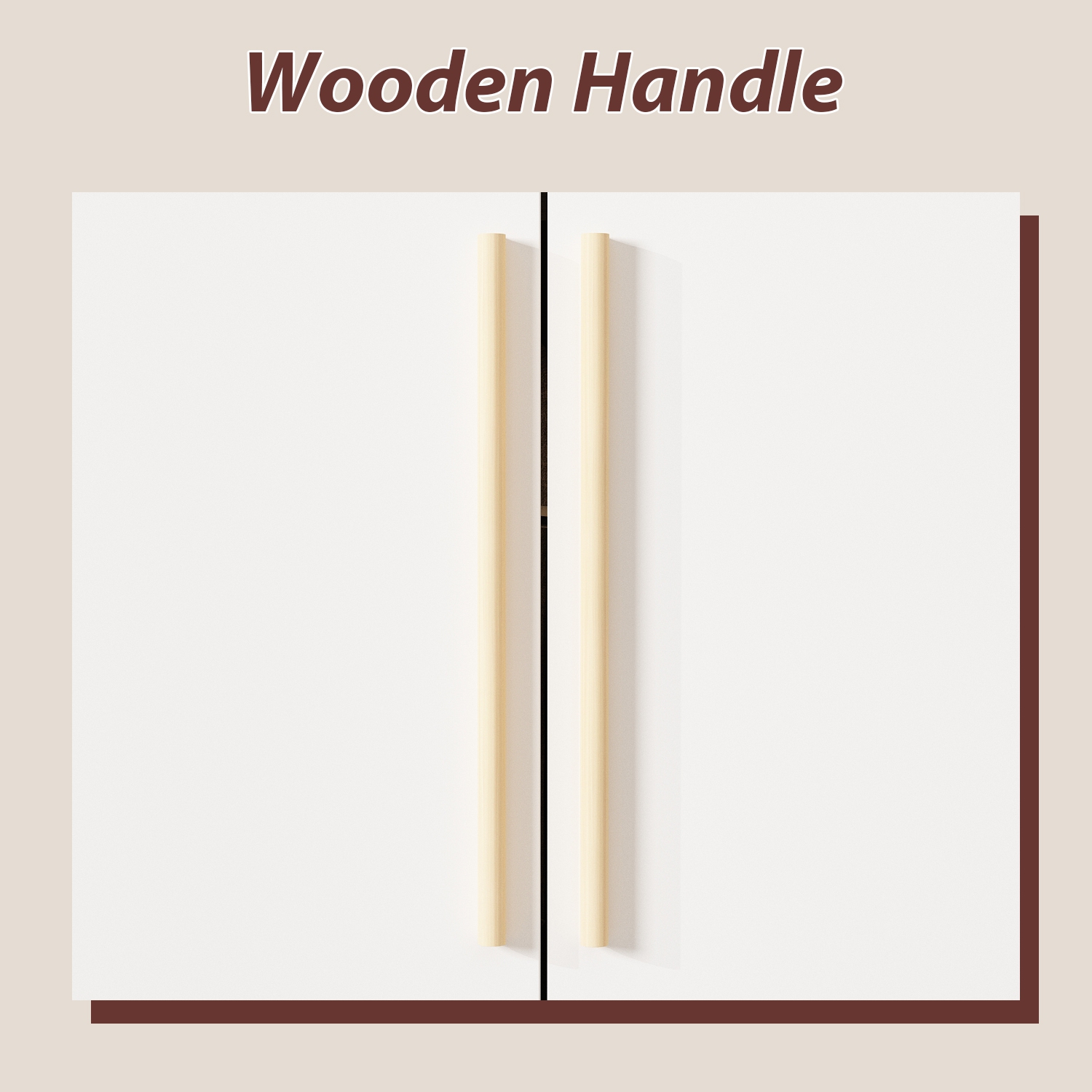 Homsee – Garde-robe avec deux tringles suspendues et tablettes réglables pour un rangement et une organisation efficaces, blanc