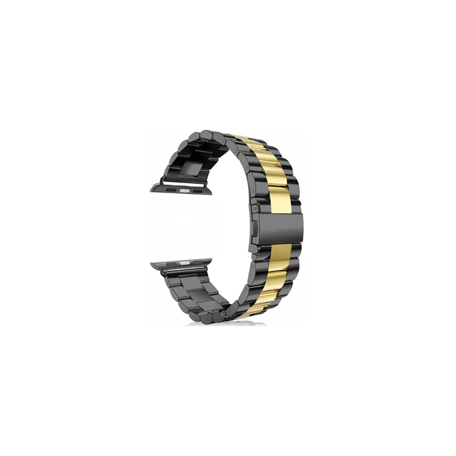 22mm Metal Watch Band for Samsung Galaxy Watch3, Gear 2, S3, Also Fits Garmin Vivoactive 4, Venu 2, 3, Forerunner - Black Gold