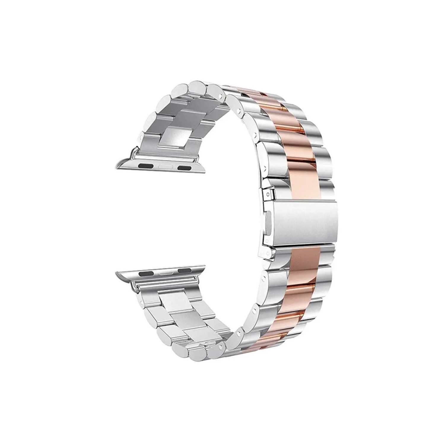 22mm Metal Watch Band for Samsung Galaxy Watch3, Gear 2, S3, Also Fits Garmin Vivoactive 4, Venu 2, 3, Forerunner - Silver Pink