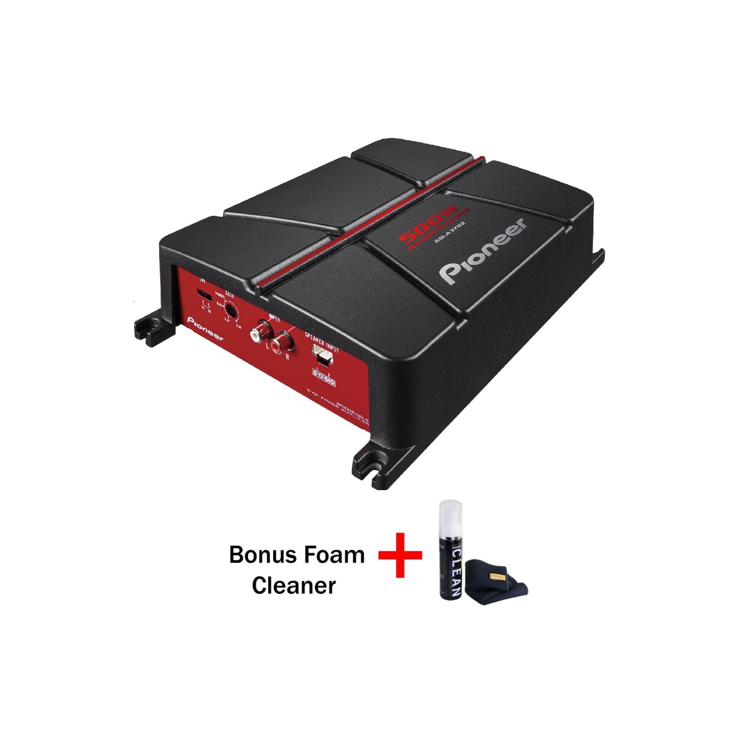 Amplificateur pontable 2 canaux GM-A3702 de Pioneer avec nettoyeur de gadgets en prime