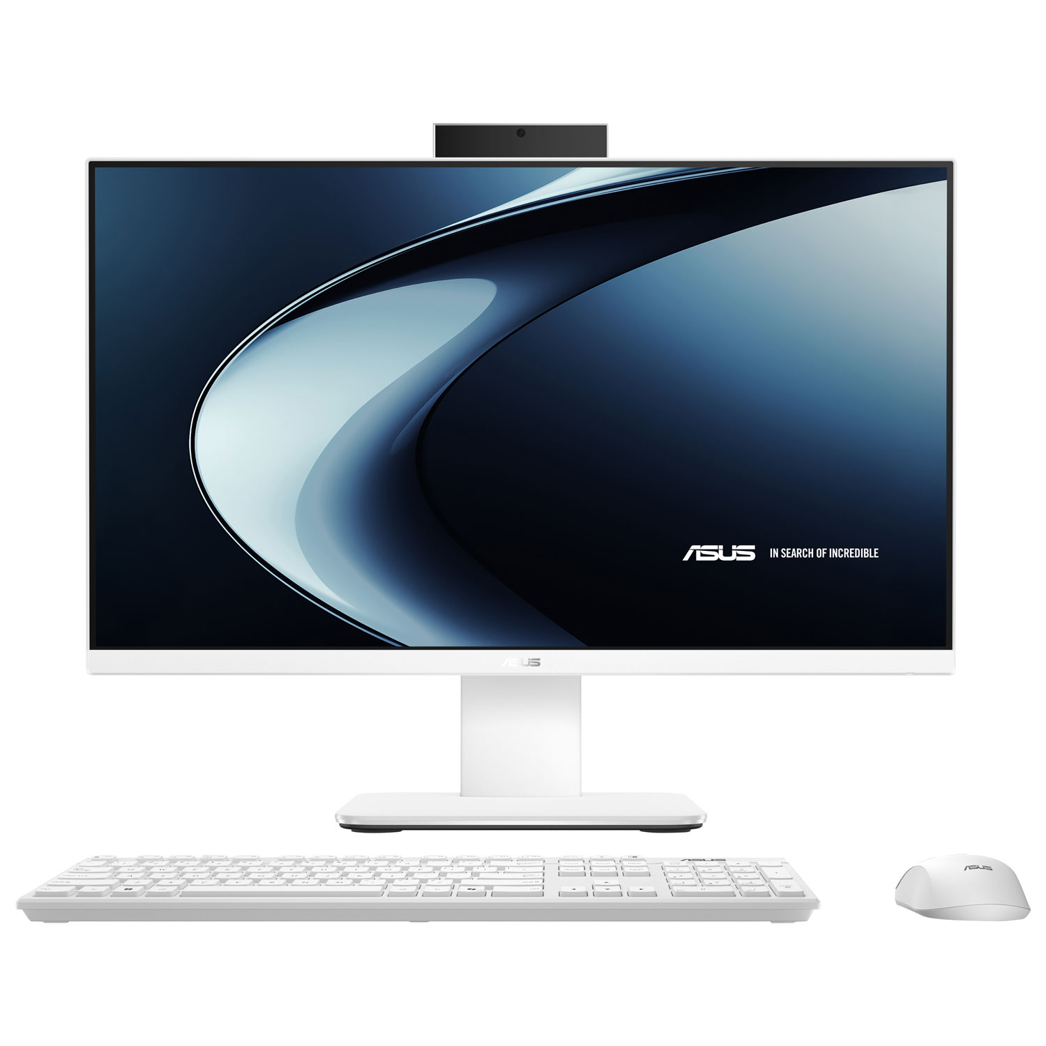 Ordinateur tout-en-un 24 po V400 d'ASUS - Blanc