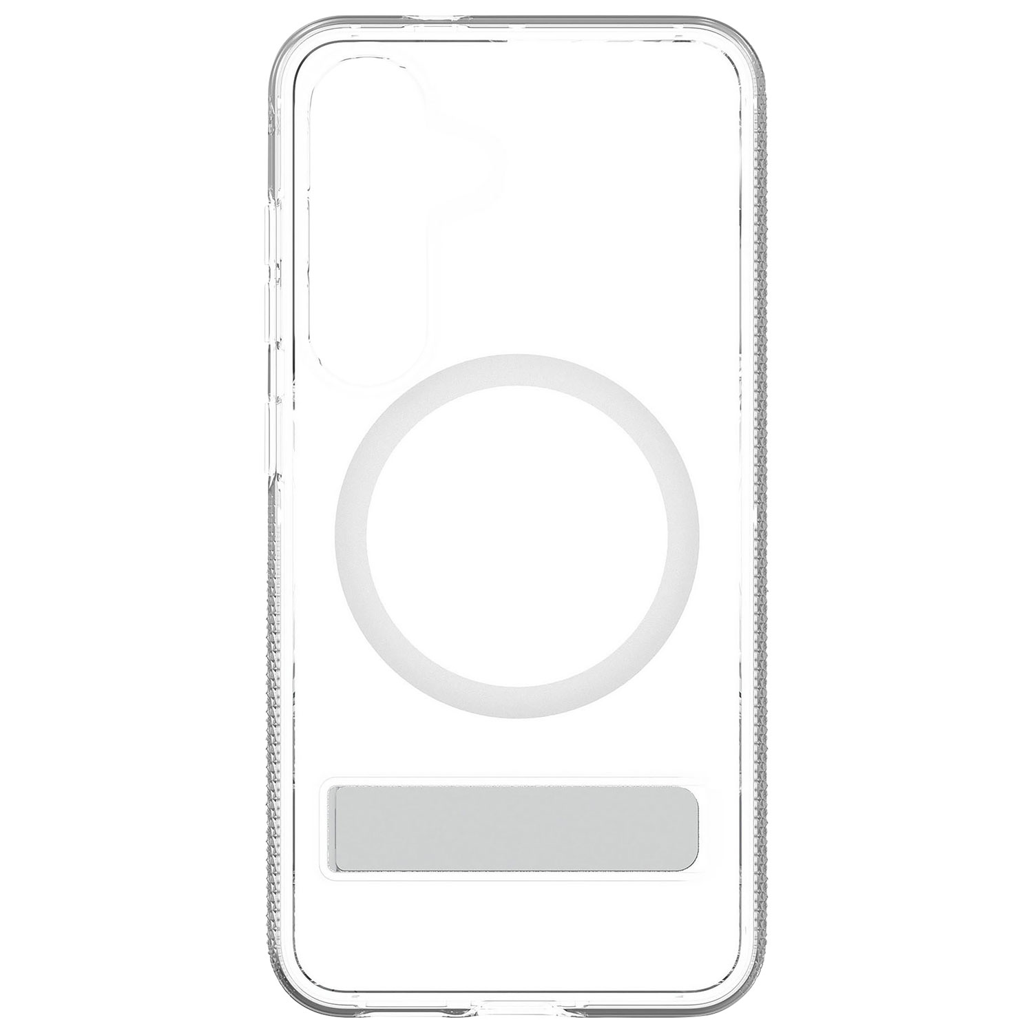 Étui rigide ajusté Crystal Palace Snap de ZAGG avec MagSafe et béquille pour Galaxy S25 - Transparent