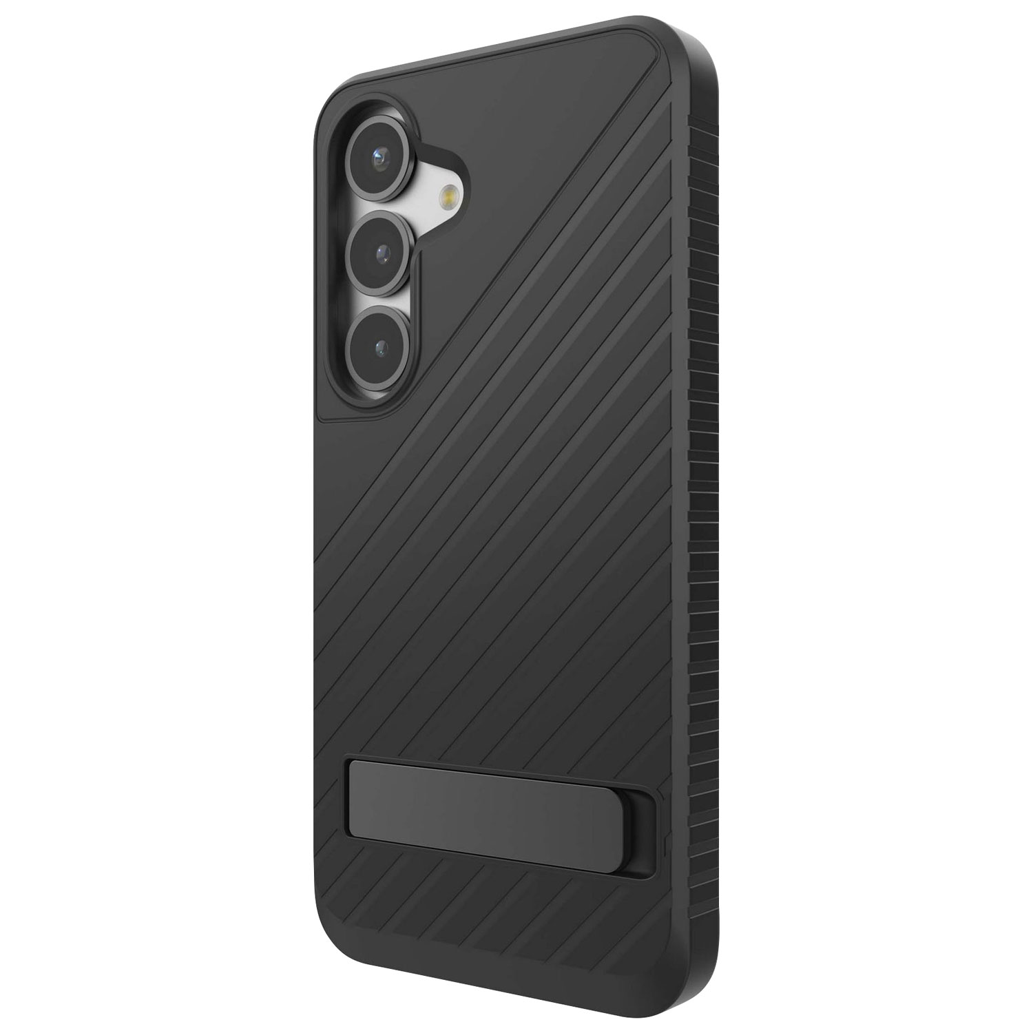 Étui rigide ajusté avec béquille de ZAGG Denali pour Galaxy S25 - Noir