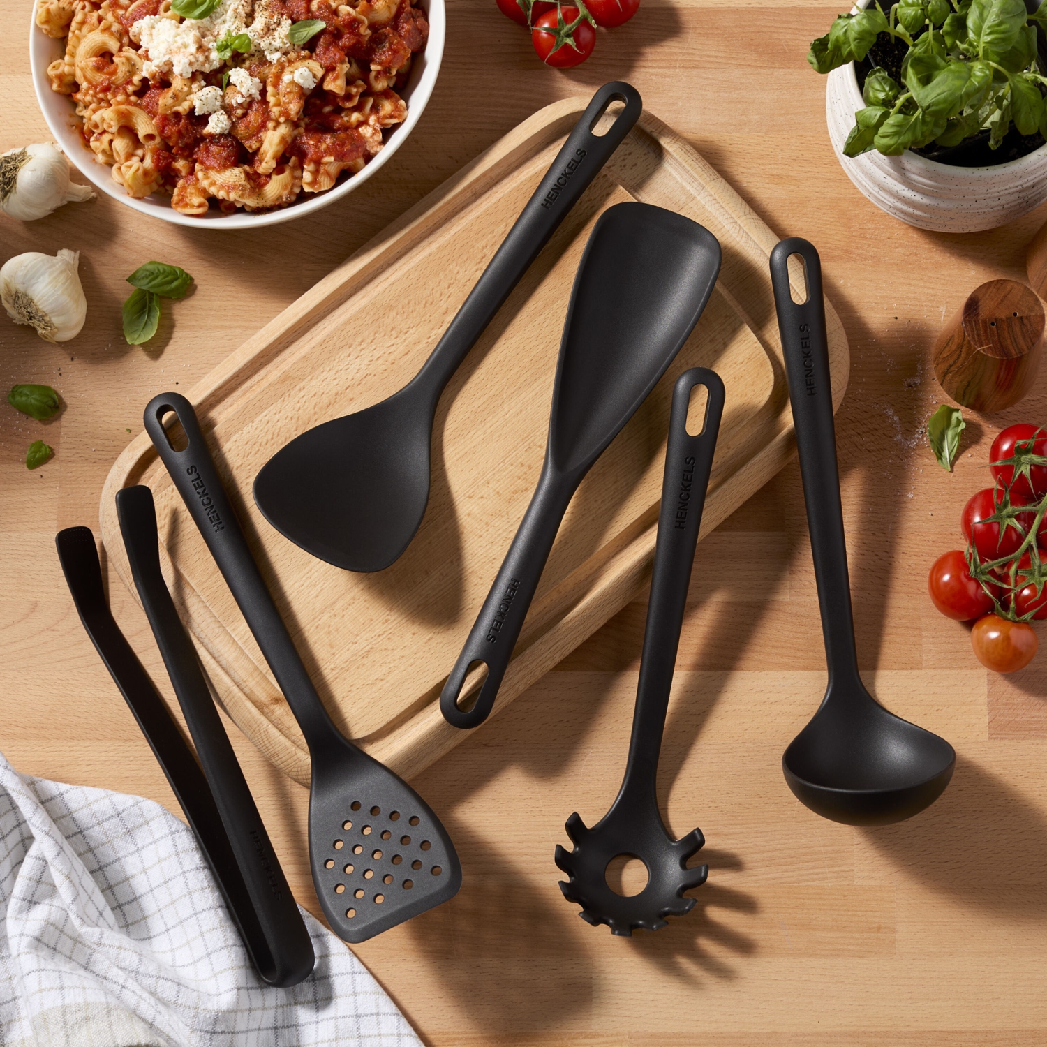 HENCKELS – Pinces en silicone onyx 27 cm, noir