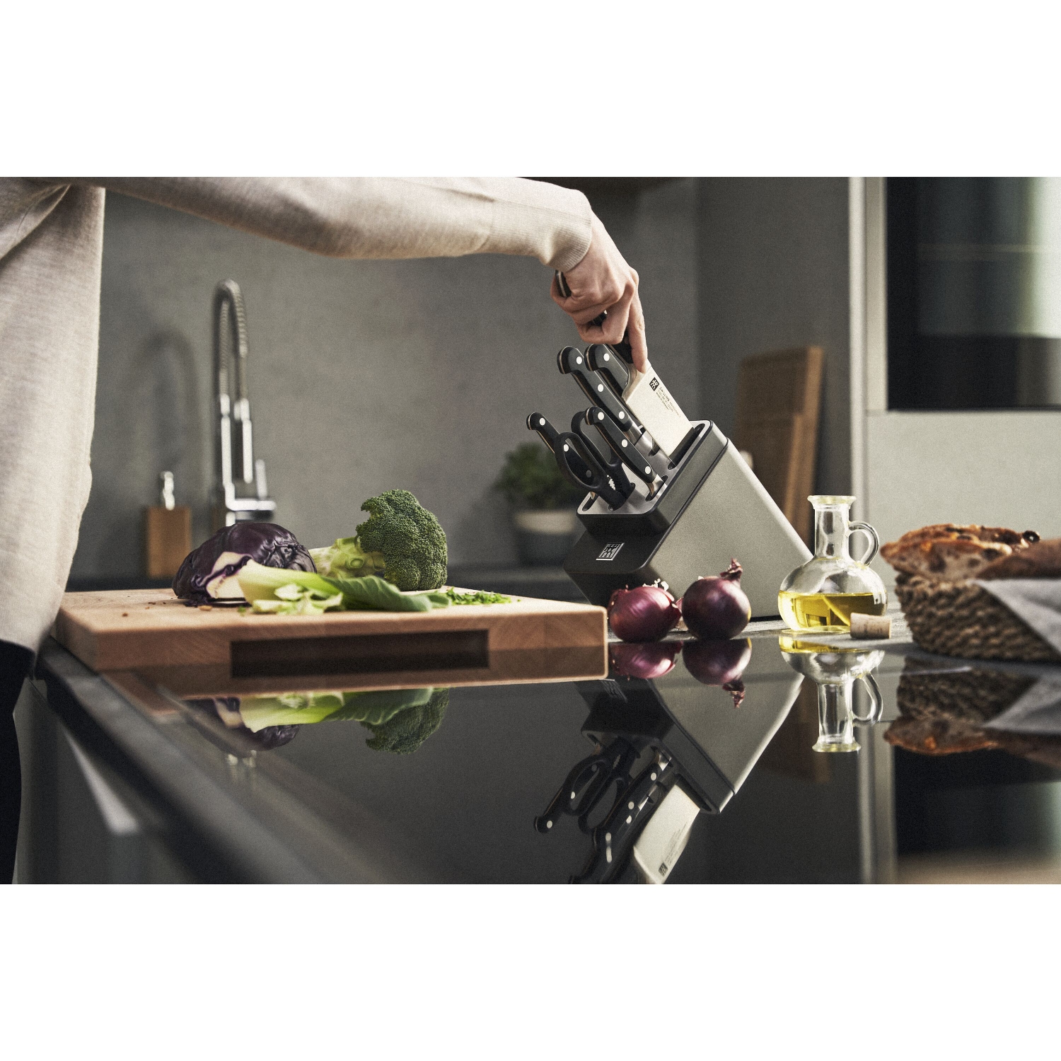ZWILLING Professional S 7 Piece, Knife Block Set, Anthracite