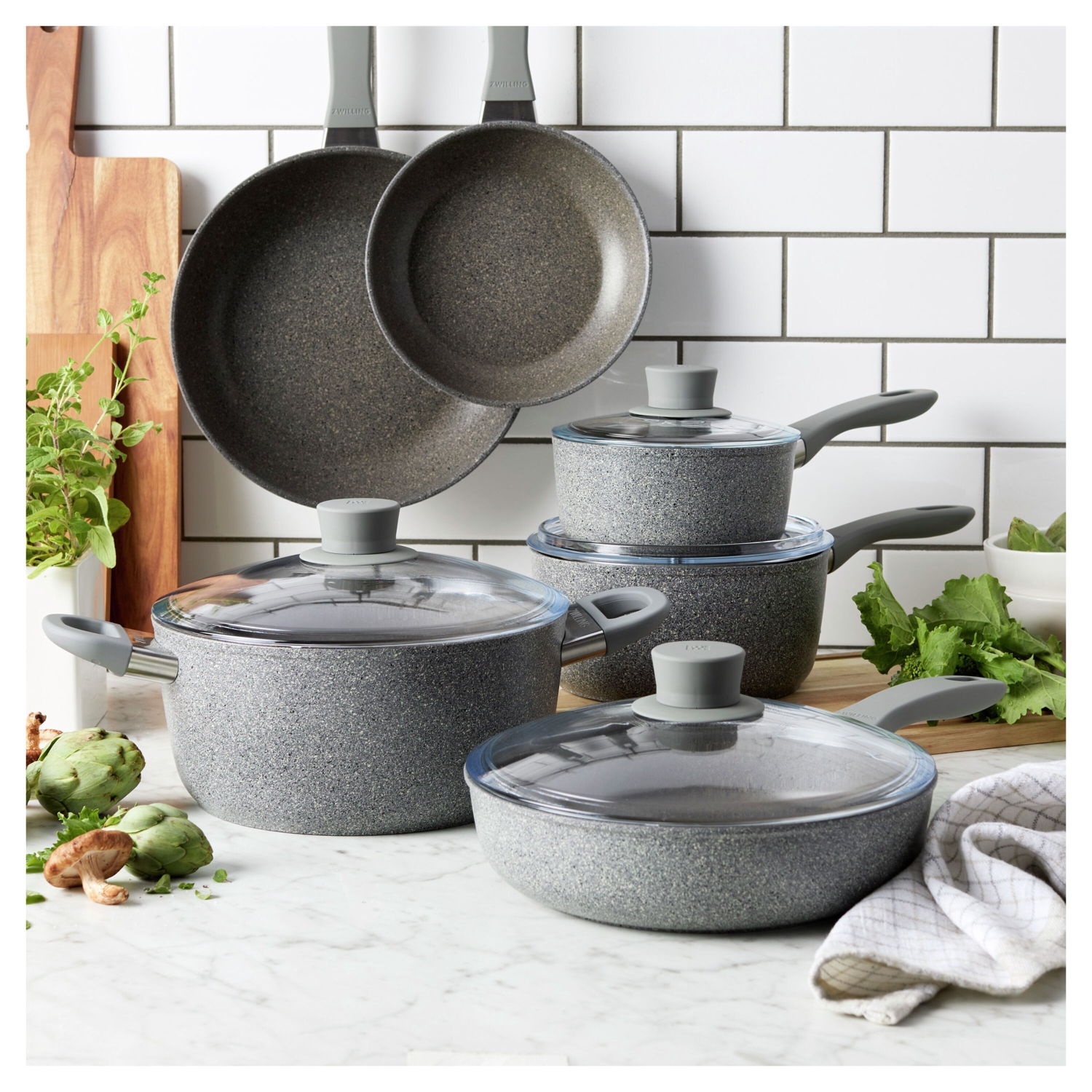 ZWILLING Parma Plus 10 Piece Aluminum Cookware Set