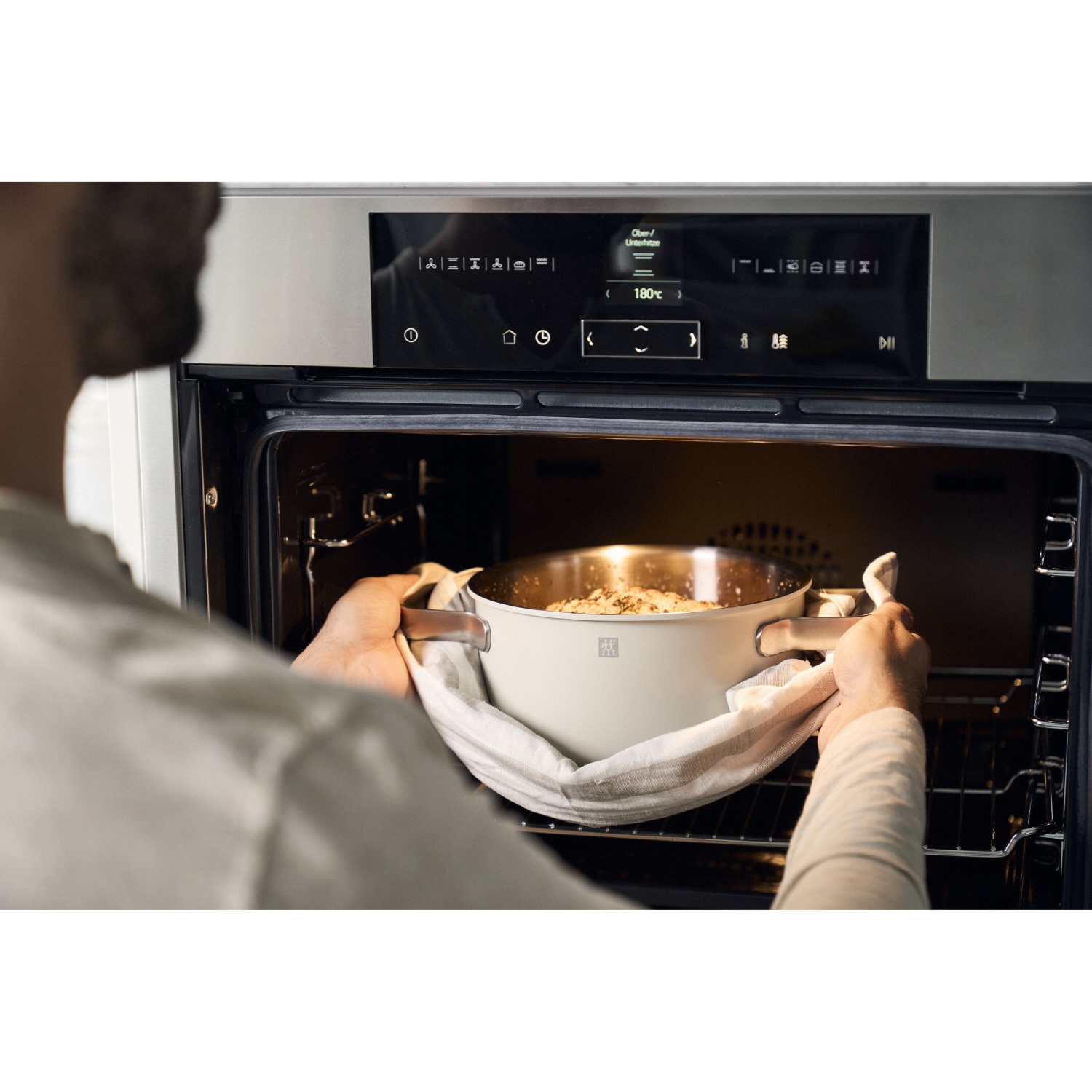 ZWILLING Pure Cookware Set, 6 Piece 18/10 Stainless Steel, Ivory-White