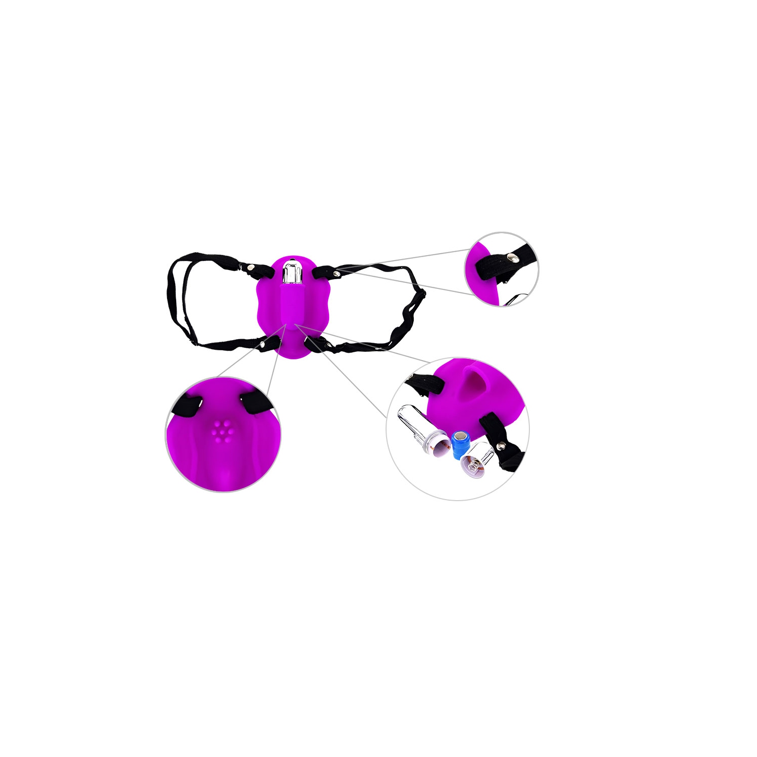 STIMULA VIBER SANGLE-ON – LE VIBROMASSEUR À COURROIE PAR EXCELLENCE POUR SOUS-VÊTEMENTS DE TAILLE UNIQUE – DELIVERED DANS UN EMBALLAGE-CADEAU DISCRET