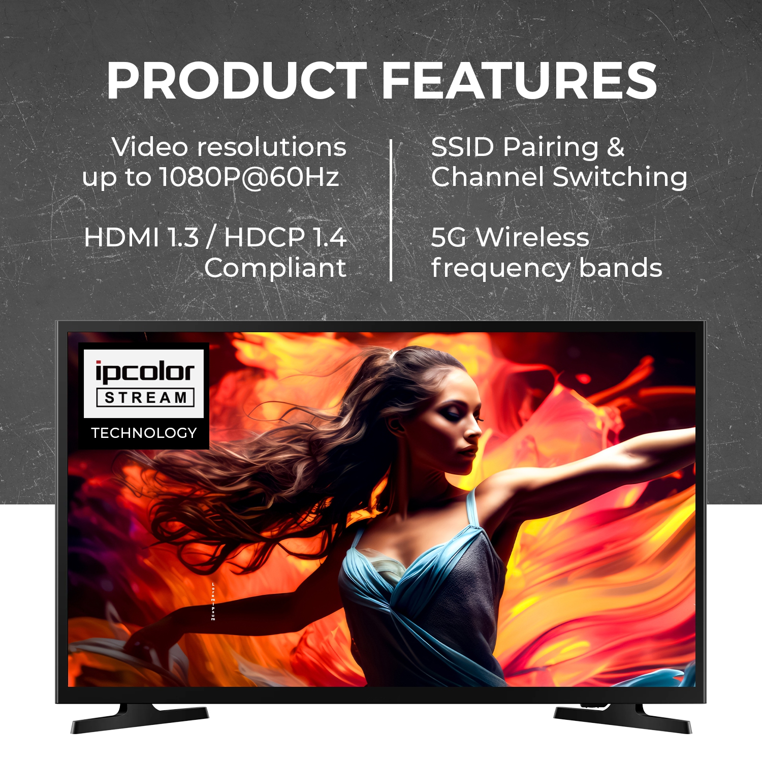 Prolongateur/émetteur/récepteur HDMI sans fil jusqu'à 1080p@60 Hz - jusqu'à 20 M