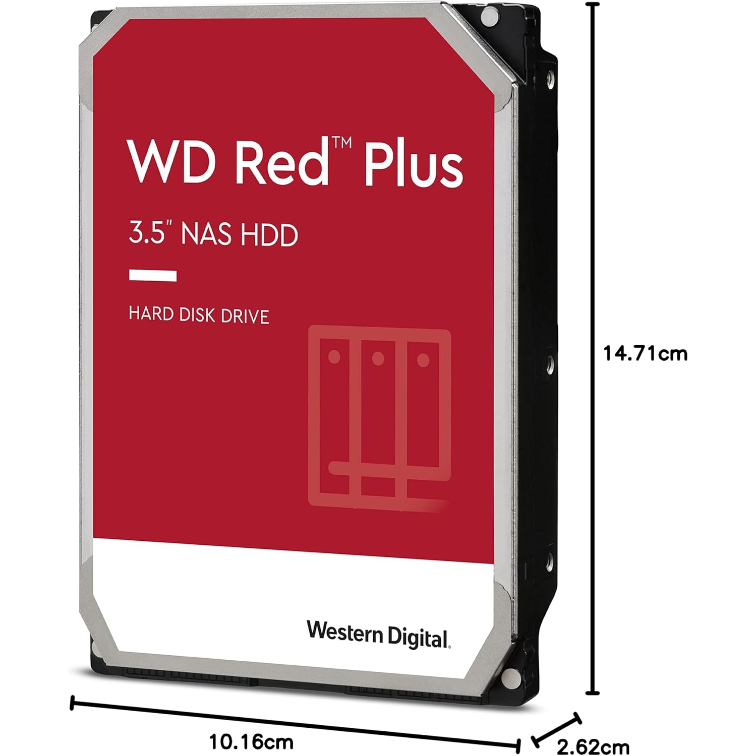 Disque NAS interne 4 To HDD de 3,5 po Red Plus de WD - WD40EFPX