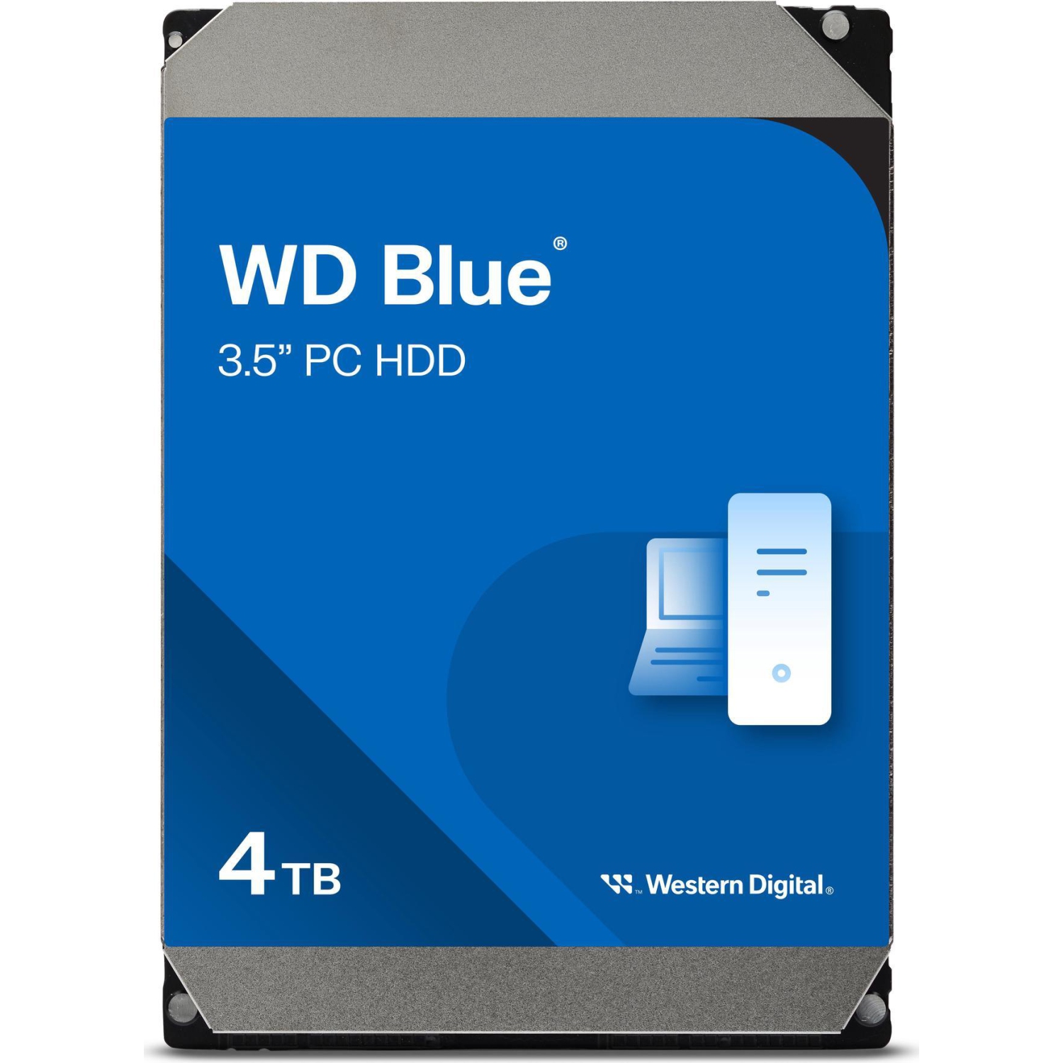 WD Blue 4TB Desktop Hard Disk Drive - 5400 RPM SATA 6Gb/s 256MB Cache 3.5 Inch - WD40EZAX