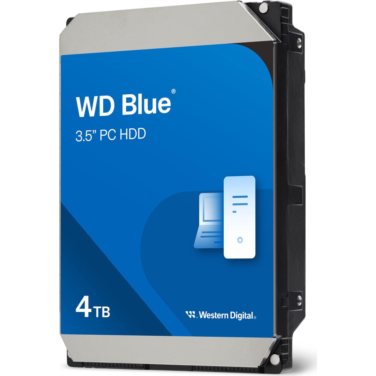 WD Blue 4TB Desktop Hard Disk Drive - 5400 RPM SATA 6Gb/s 256MB Cache 3.5 Inch - WD40EZAX