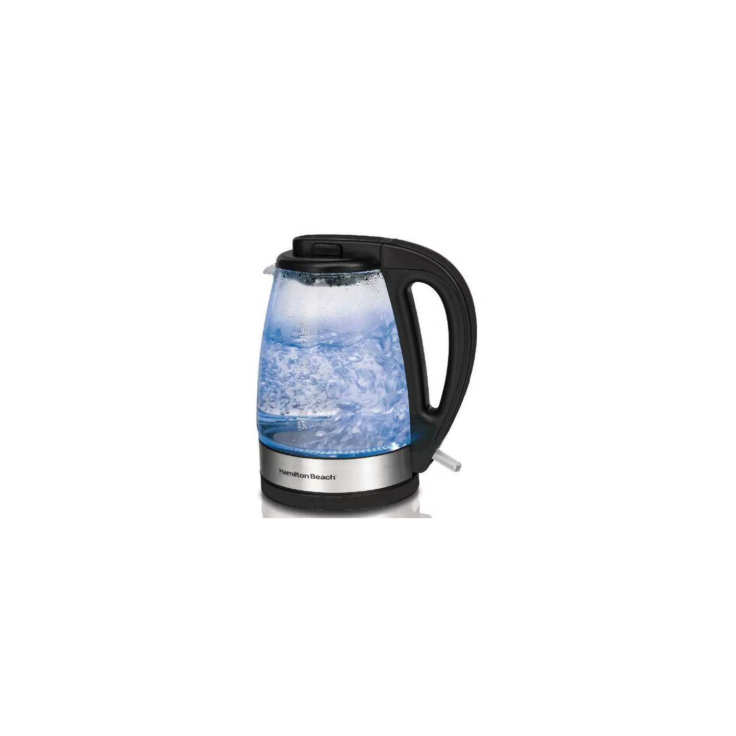 Bouilloire en verre 40855C 1,7&nbsp;L de Hamilton Beach, 1,7 litres.