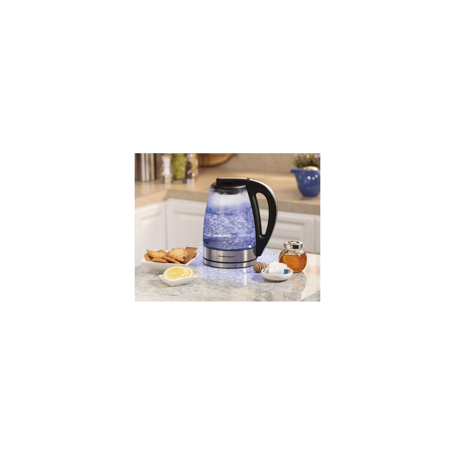 Bouilloire en verre 40855C 1,7 L de Hamilton Beach, 1,7 litres.