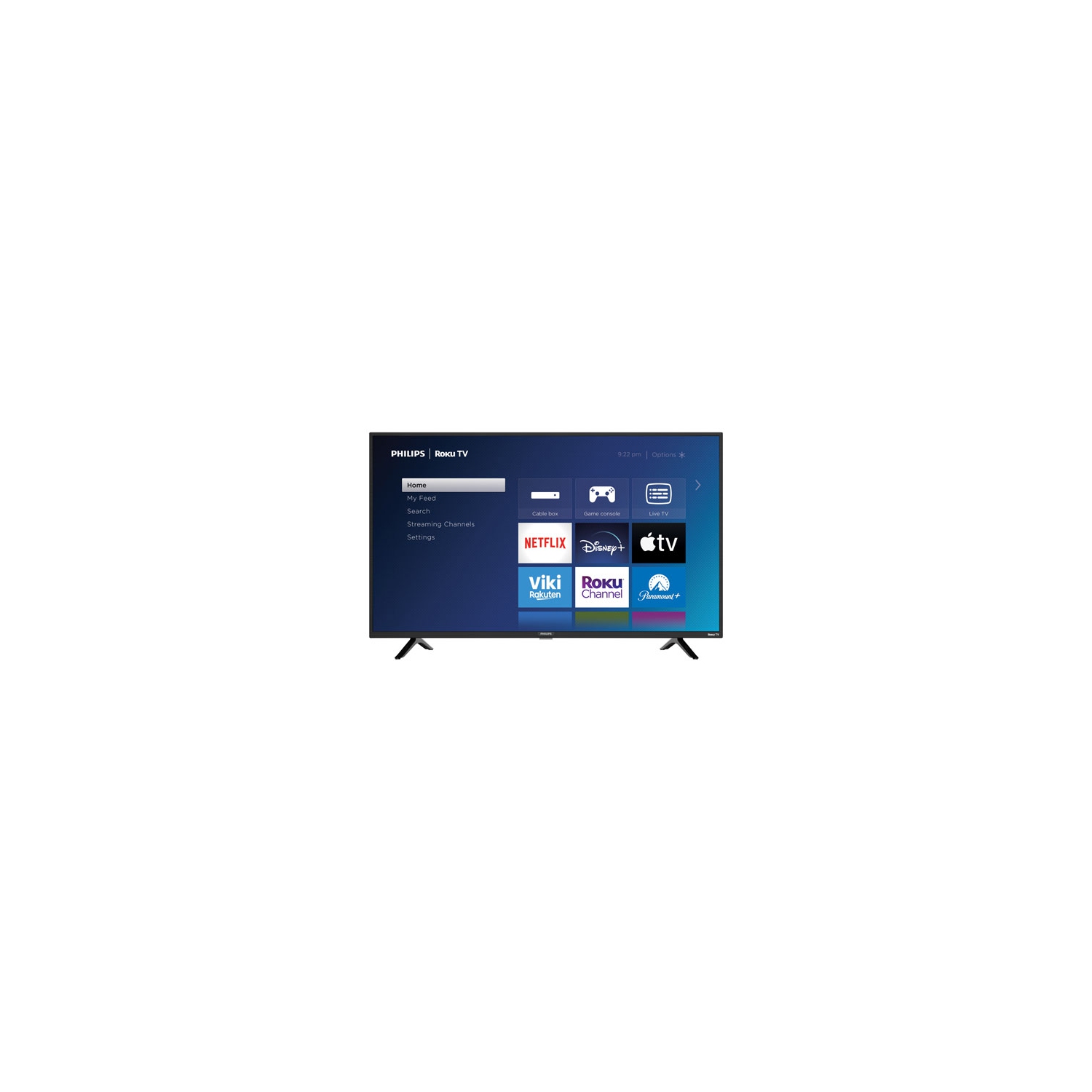 Open Box - Philips 43" 1080p HD LED Direct Lit Roku Smart TV (43PFL4775/F6) - 2023
