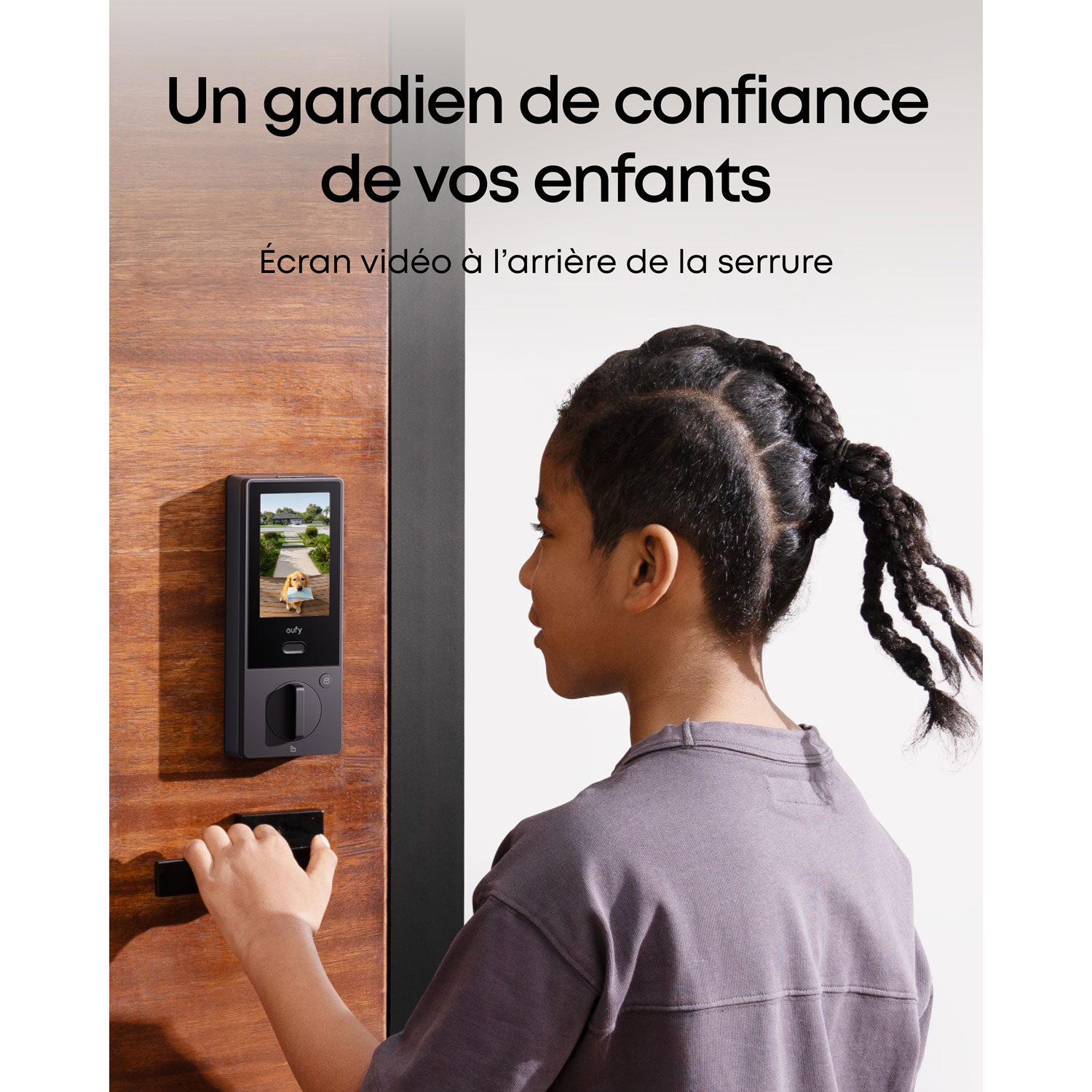 Serrure intelligente vidéo FamiLock S3 Max d'eufy avec déverrouillage d'un mouvement de la main - Partenaire de détail exclusif