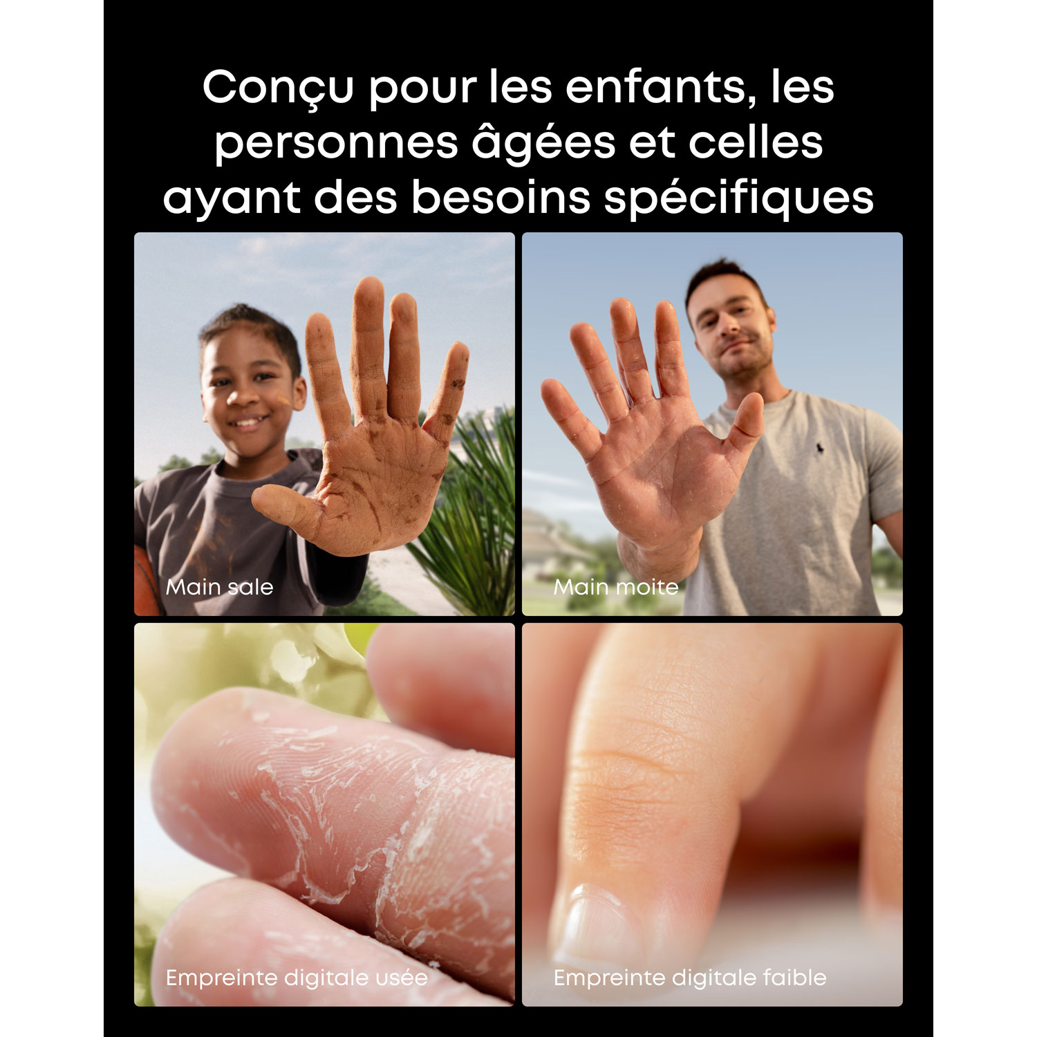 Serrure intelligente vidéo FamiLock S3 Max d'eufy avec déverrouillage d'un mouvement de la main - Partenaire de détail exclusif