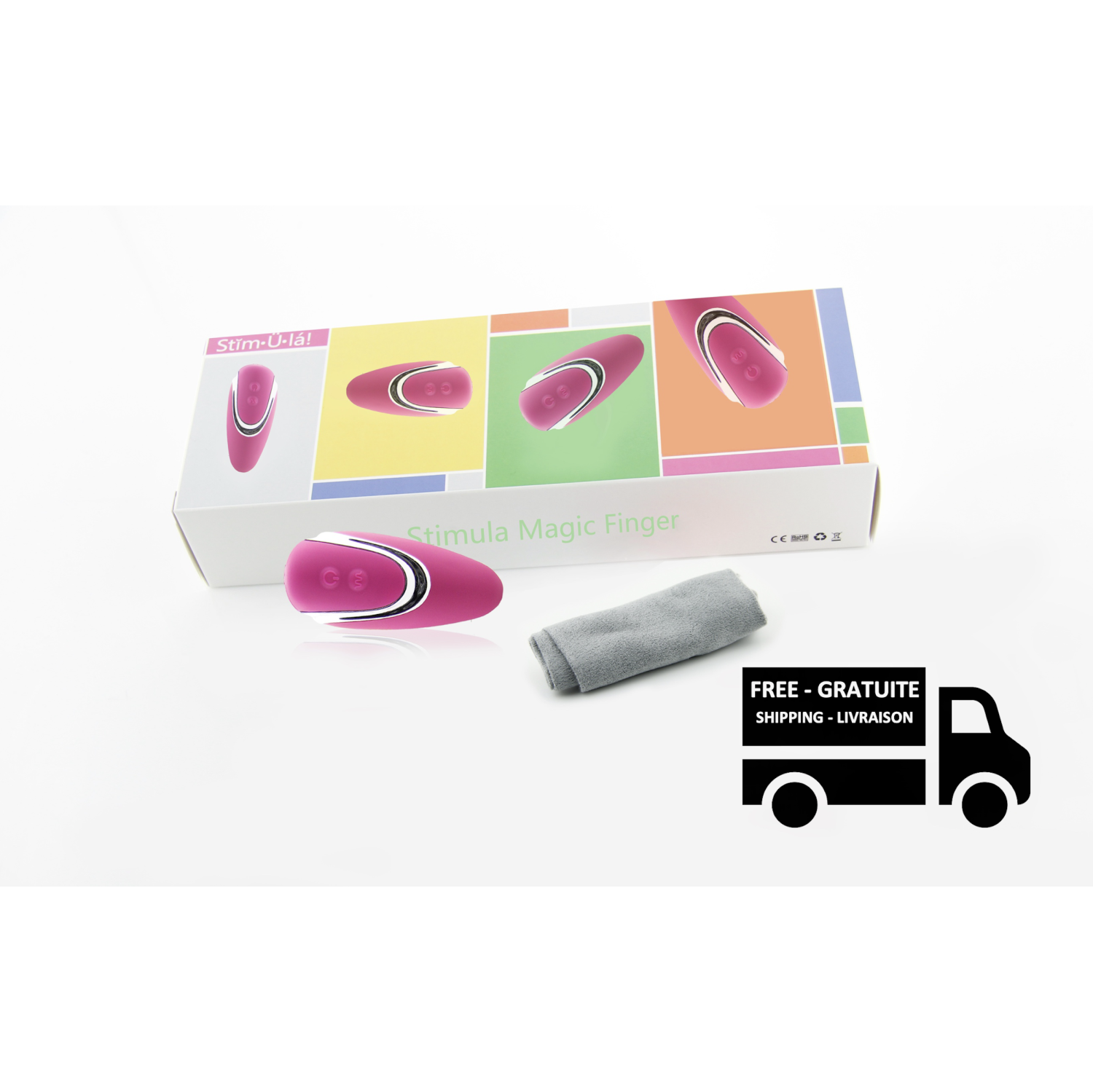 STIMULA G-DITO – LE VIBRATEUR POUR DOIGTS MAGIC ORIGINAL – APPAREIL DE MASSAGE DE POCHE – DELIVERED DANS UN EMBALLAGE CADEAU DISCRET