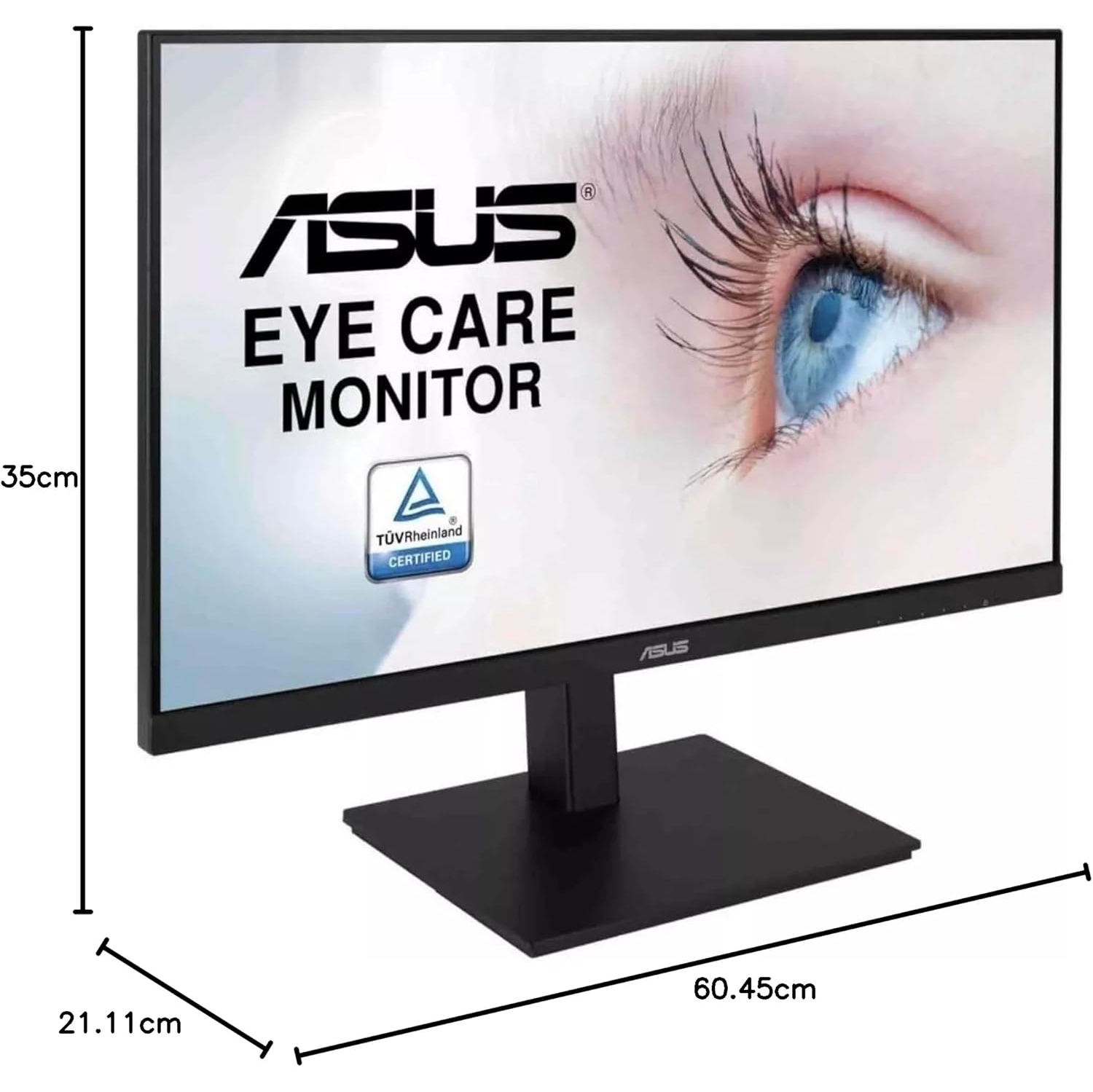 Moniteur FreeSync 75&nbsp;Hz AMD LED 5&nbsp;ms FHD 8&nbsp;po Eye Care d'ASUS 23 (VA24DQSB) - Noir