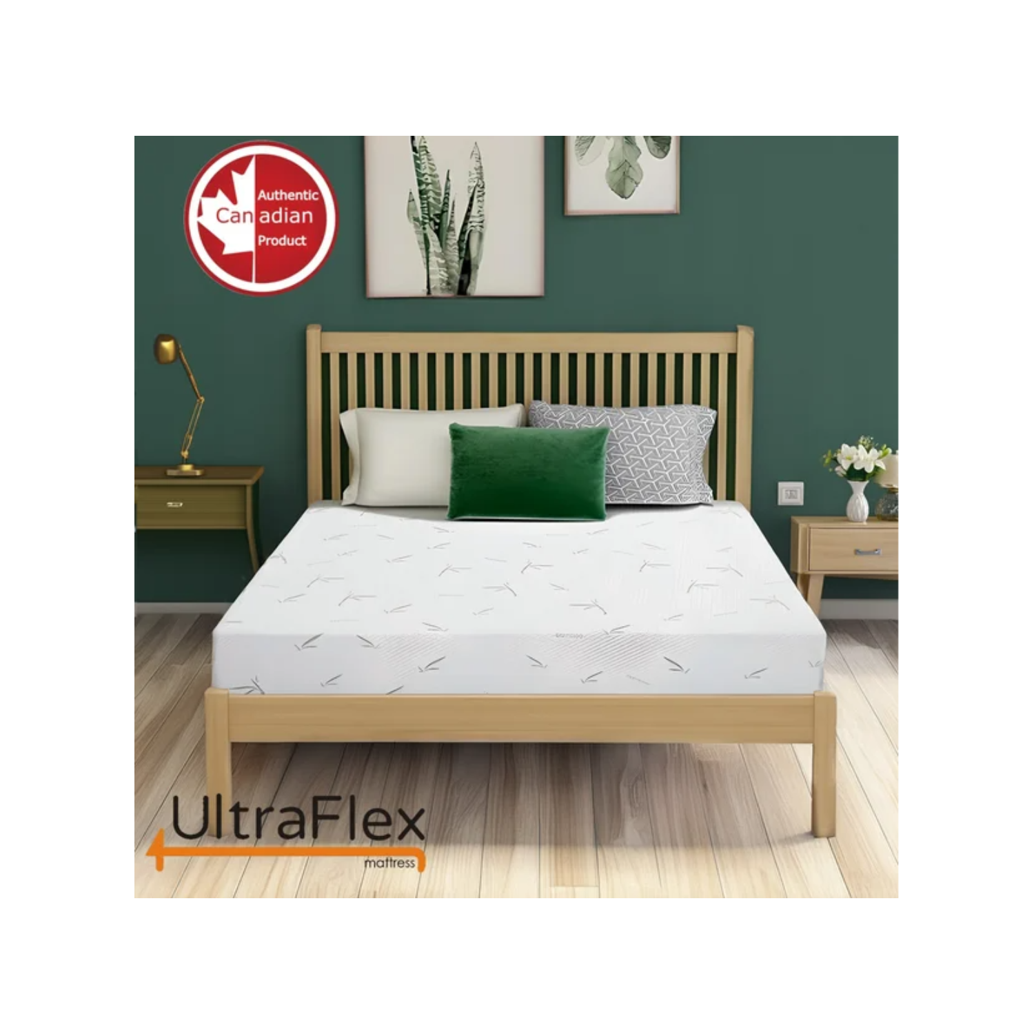 UltraFlex RestEasy Gel-Infused Foam Mattress, Ideal for Bunk Beds, Trundle Beds, Caravans, RV, Bamboo Feel, CertiPUR-US® Certified, Medium