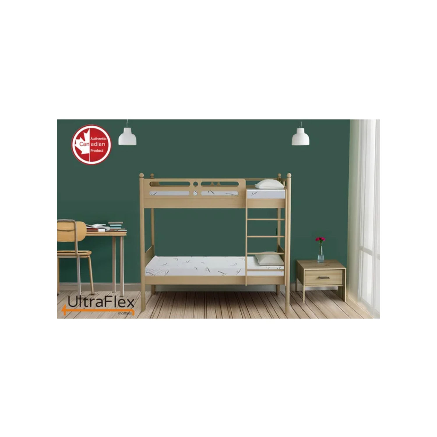 UltraFlex RestEasy Gel-Infused Foam Mattress, Ideal for Bunk Beds, Trundle Beds, Caravans, RV, Bamboo Feel, CertiPUR-US® Certified, Medium Firm,(Made