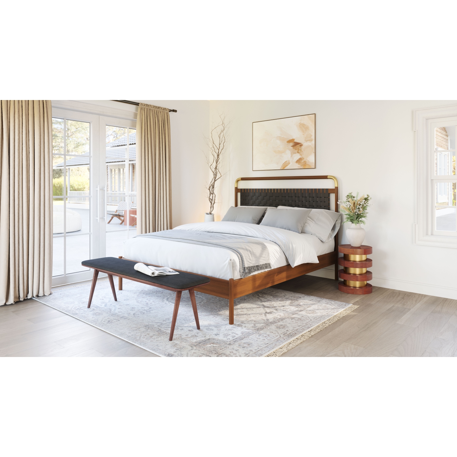 Marigot Side Table Walnut