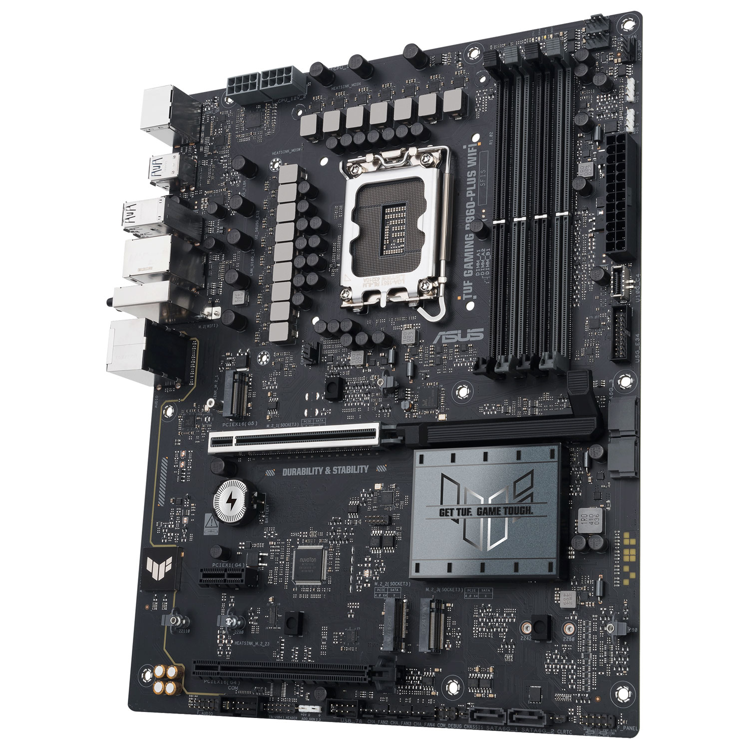 ASUS TUF Gaming B860-Plus Wi-Fi 7 ATX LGA 1851 DDR5 Motherboard for Intel Core Ultra CPUs