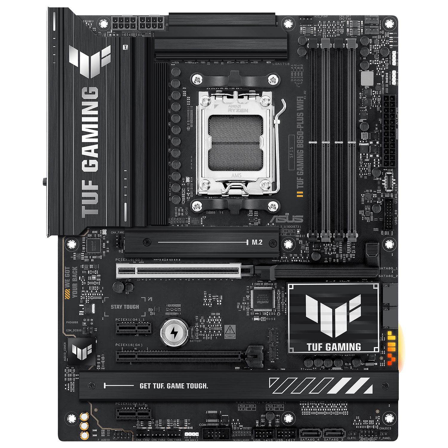 ASUS TUF Gaming B850-Plus Wi-Fi 7 ATX AM5 DDR5 Motherboard for AMD Ryzen 9000 & 8000 & 7000 Series CPUs