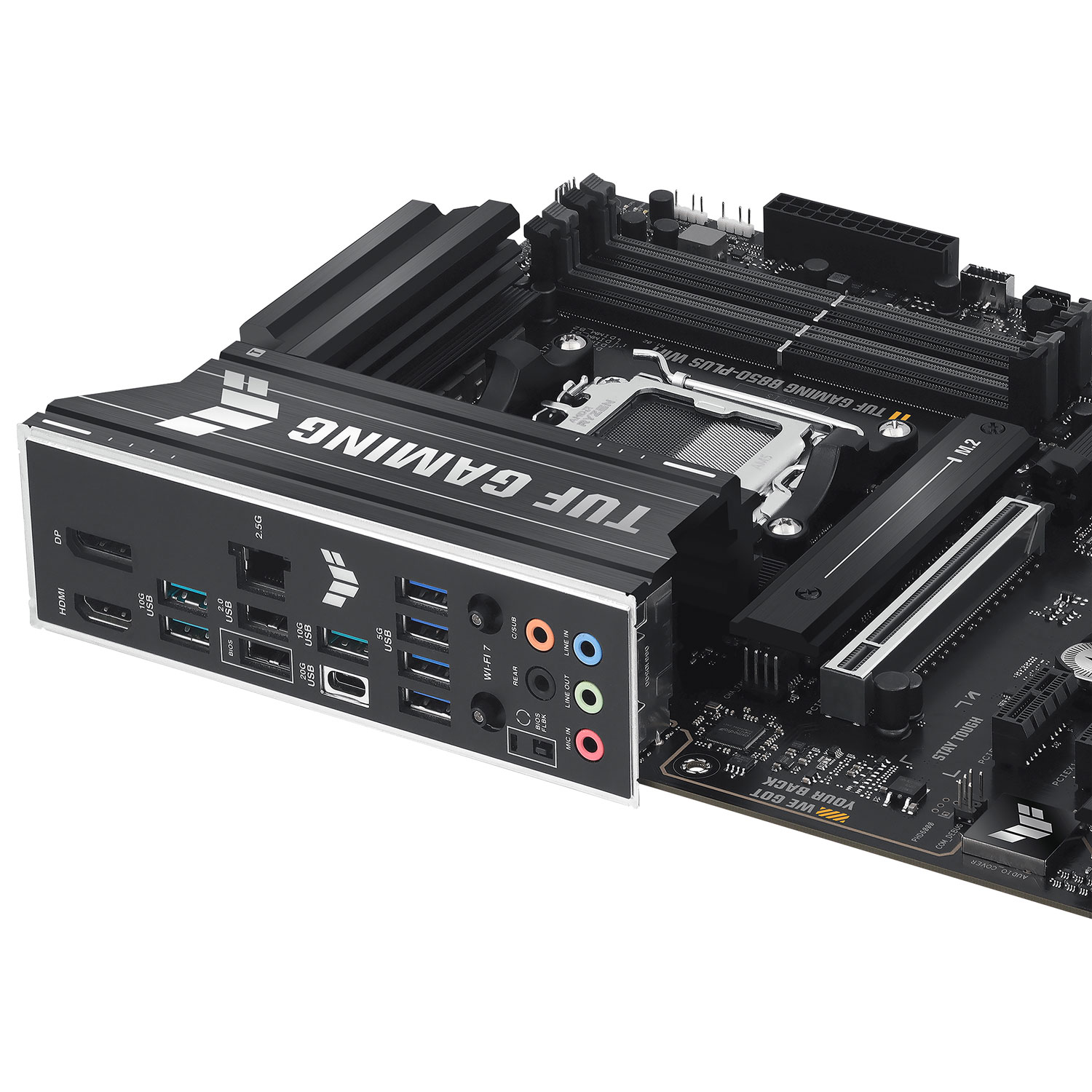 ASUS TUF Gaming B850-Plus Wi-Fi 7 ATX AM5 DDR5 Motherboard for AMD Ryzen 9000 & 8000 & 7000 Series CPUs