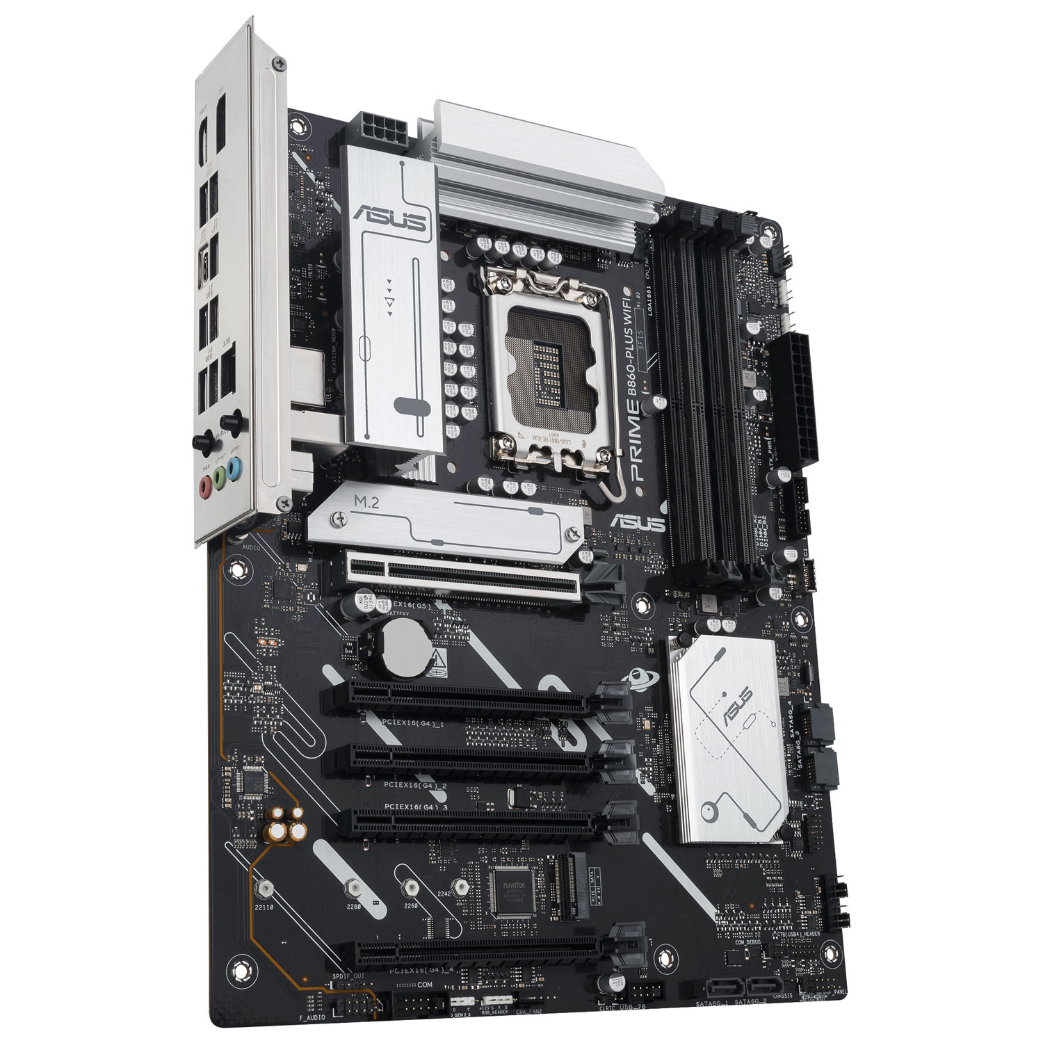 Carte mère Prime B860-Plus Wi-Fi 6E ATX LGA 1851 DDR5 d'ASUS pour processeurs Core Ultra d'Intel