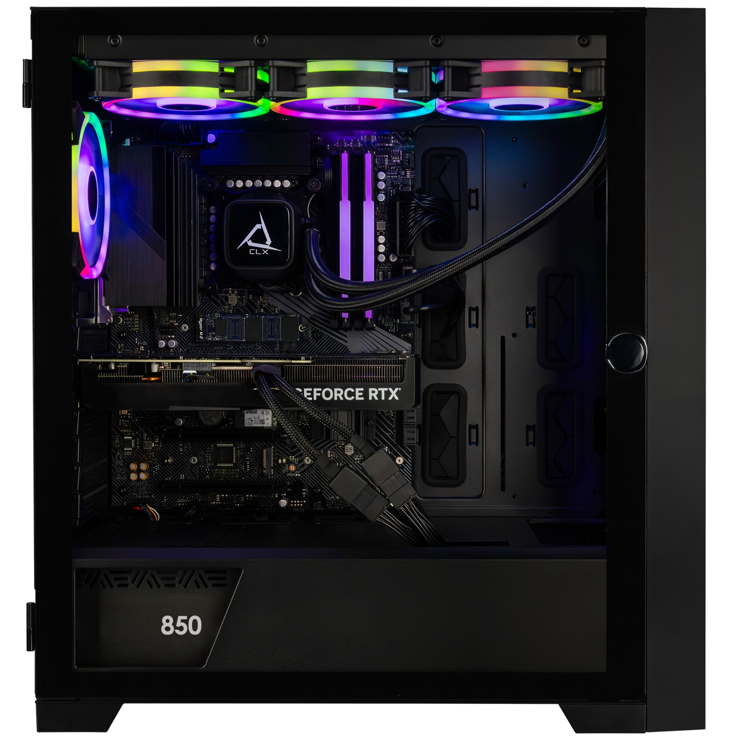 CLX SET Gaming Desktop - Liquid Cooled Intel Core i9 14900KF 3.2GHz 24-Core Processor, 32GB DDR5 Memory, GeForce RTX 5080 16GB GDDR7 Graphics, 2TB