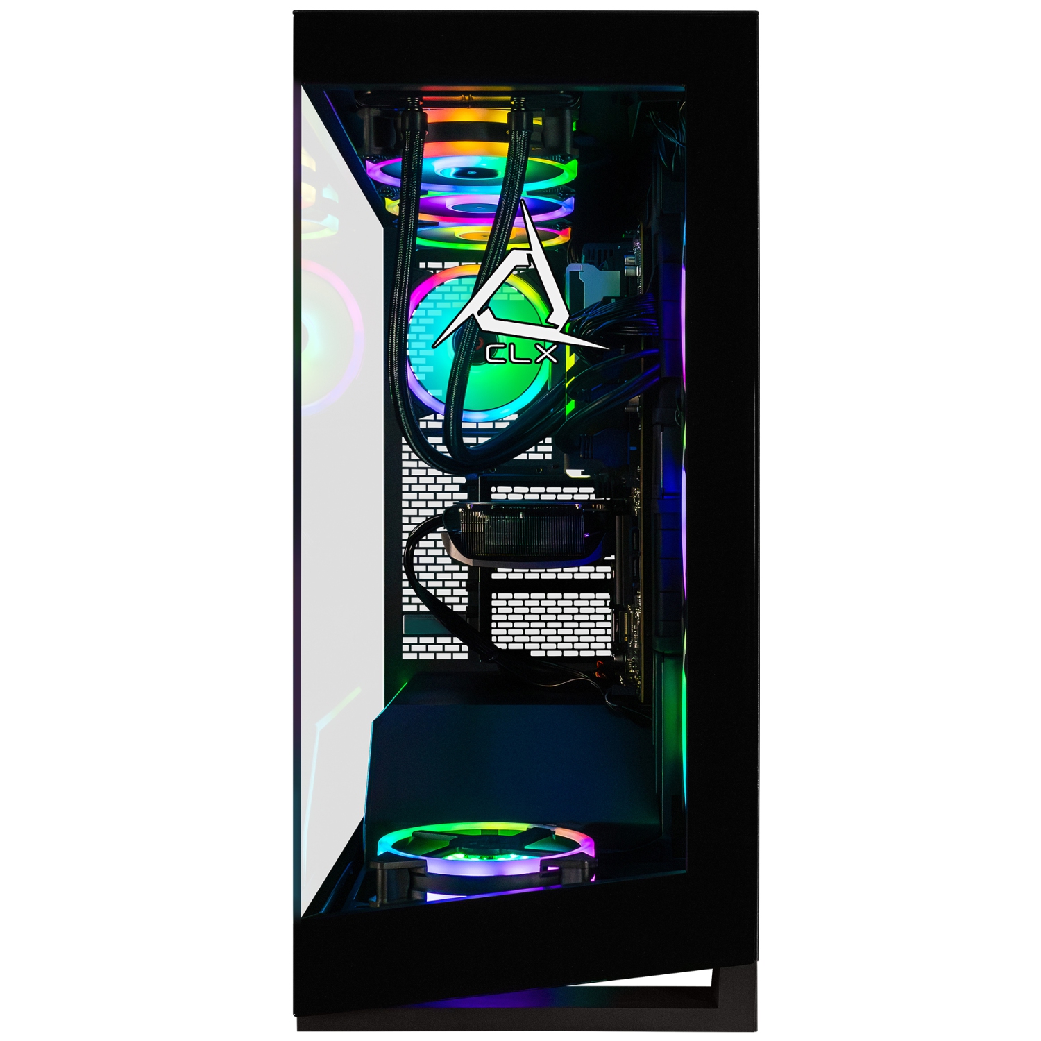 CLX Horus Gaming Desktop-Liquid Cooled AMD Ryzen 9 9950X 4.3GHz 16-Core CPU, 96GB DDR5 Memory, GeForce RTX 5080 16GB GDDR7 Graphics, 2TB SSD, 8TB
